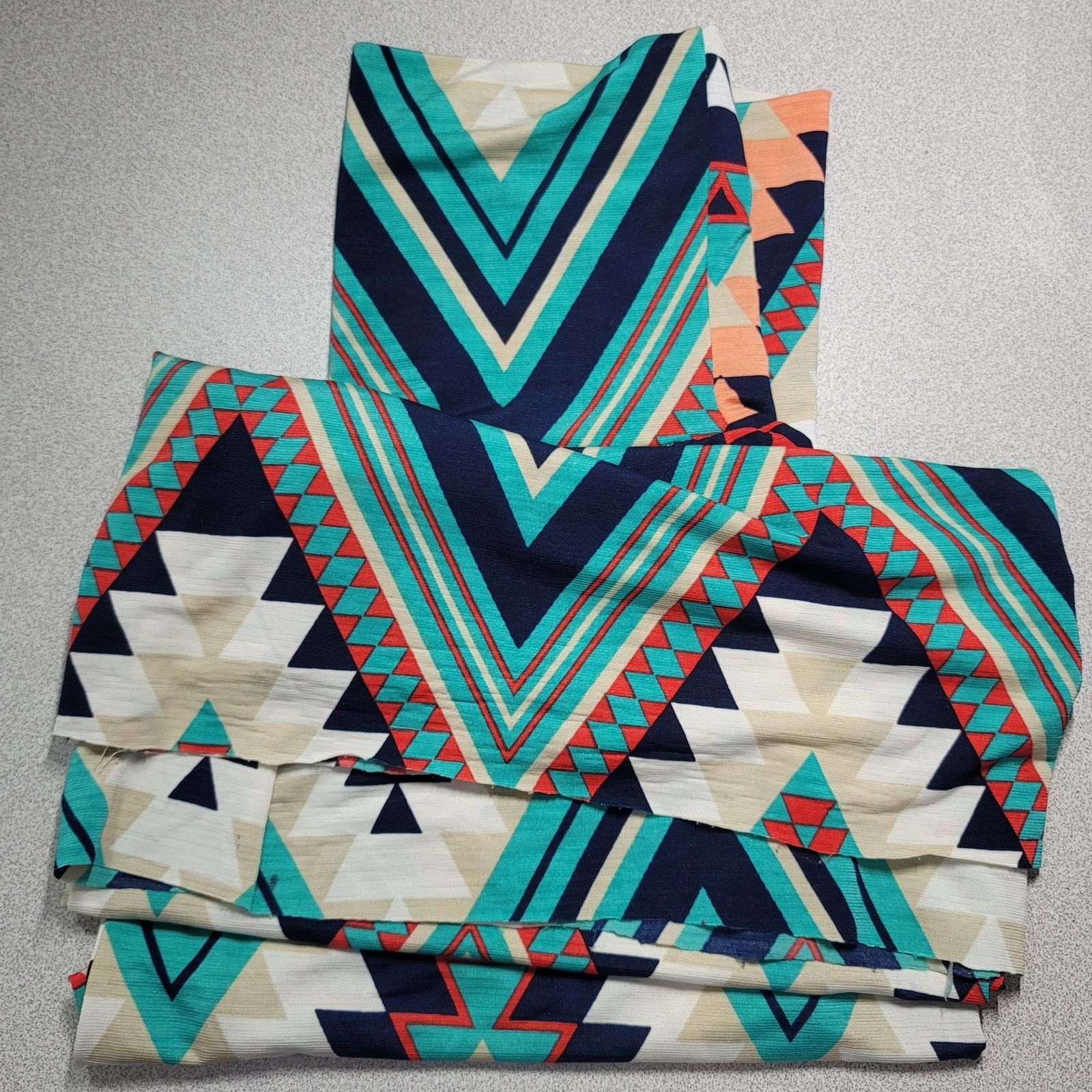 Other Style Rack Green Orange Aztec Harem Wide Leg Pants Small Size 28" / US 6 / IT 42 - 7 Thumbnail