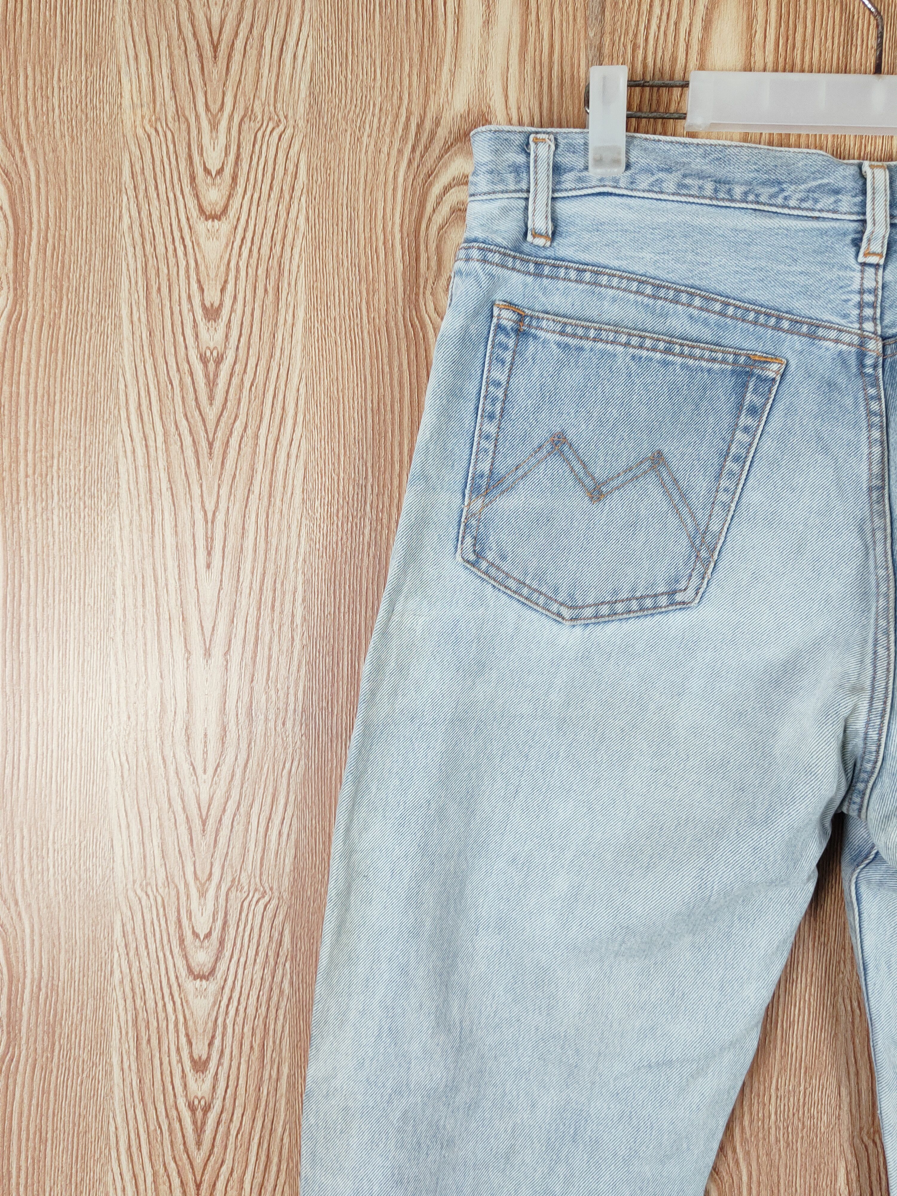 Japanese Brand Maverick Light Blue Distressed Ripped Jeans #W219 Size US 34 / EU 50 - 9 Thumbnail