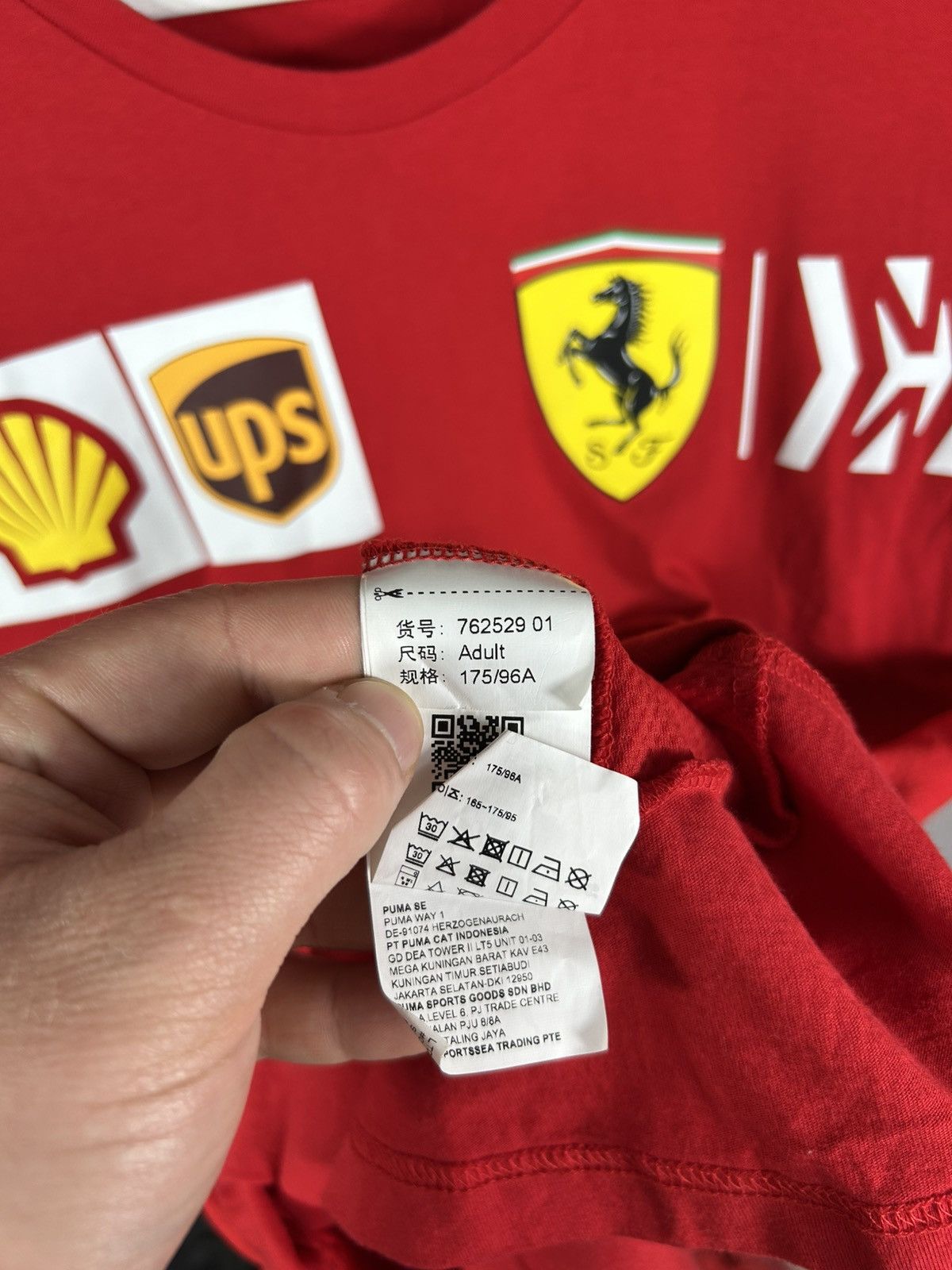 Ferrari × Puma Scuderia Ferrari Puma Mission Team F1 T-Shirt Size M Size US M / EU 48-50 / 2 - 9 Thumbnail
