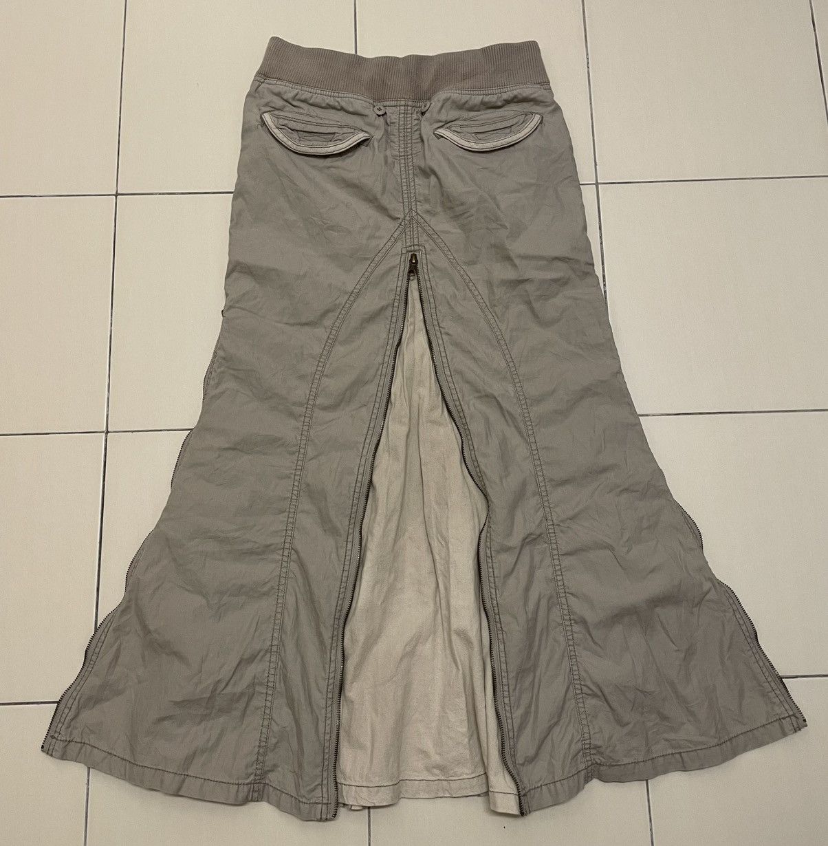 GOA G.O.A Zipper Flare Skirt Size 28" / US 6 / IT 42 - 3 Thumbnail