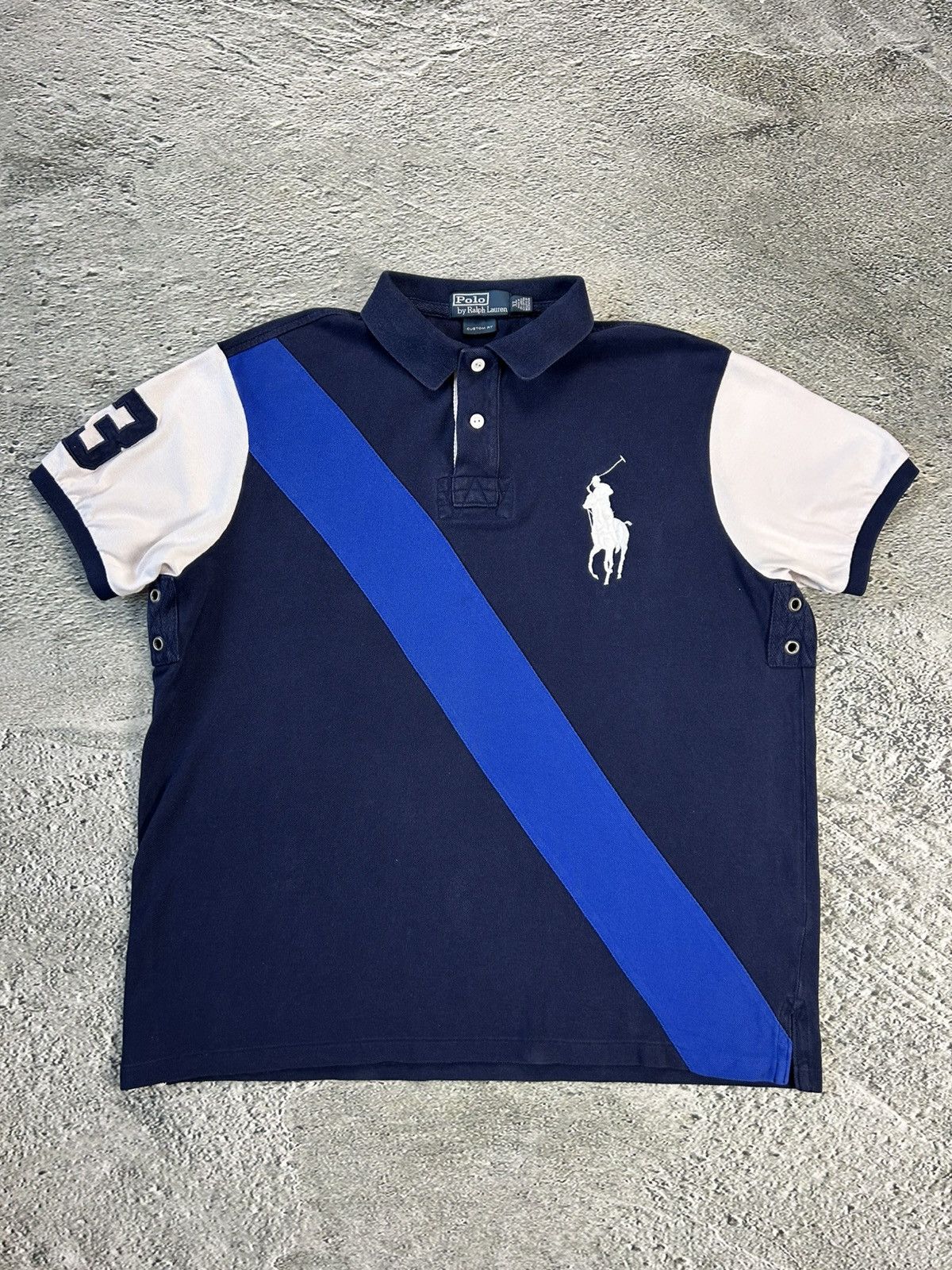 Ralph Lauren Chief Kerf Polo Ralph Lauren navy blue Polo T-shirt big pony Size US XXL / EU 58 / 5 - 1 Thumbnail