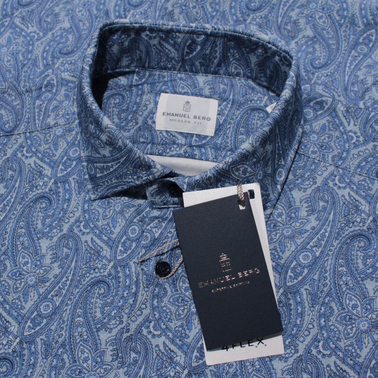 Other Emanuel Berg New with tags Shirt Size XL US In Blue Size US XL / EU 56 / 4 - 1 Thumbnail