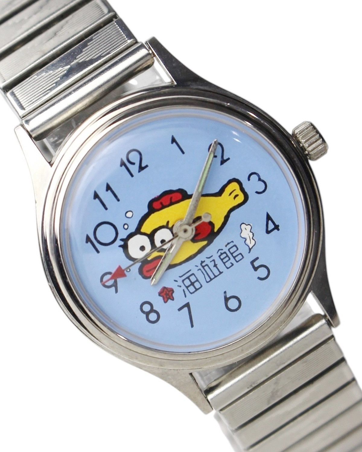 Vintage 1990S JAPANESE MECHANICAL WATCH – KAIYUKAN FISH CHARACTER Size ONE SIZE - 3 Thumbnail