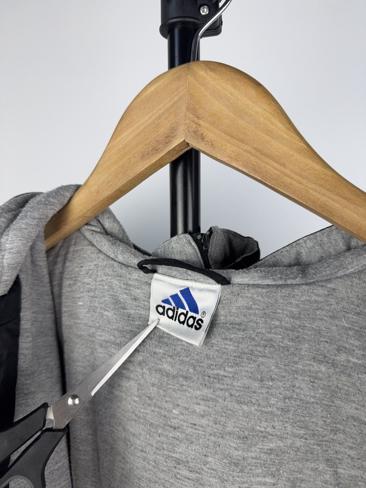Adidas Vintage Retro 90s Nylon jacket zip hood Size US S / EU 44-46 / 1 - 12 Thumbnail