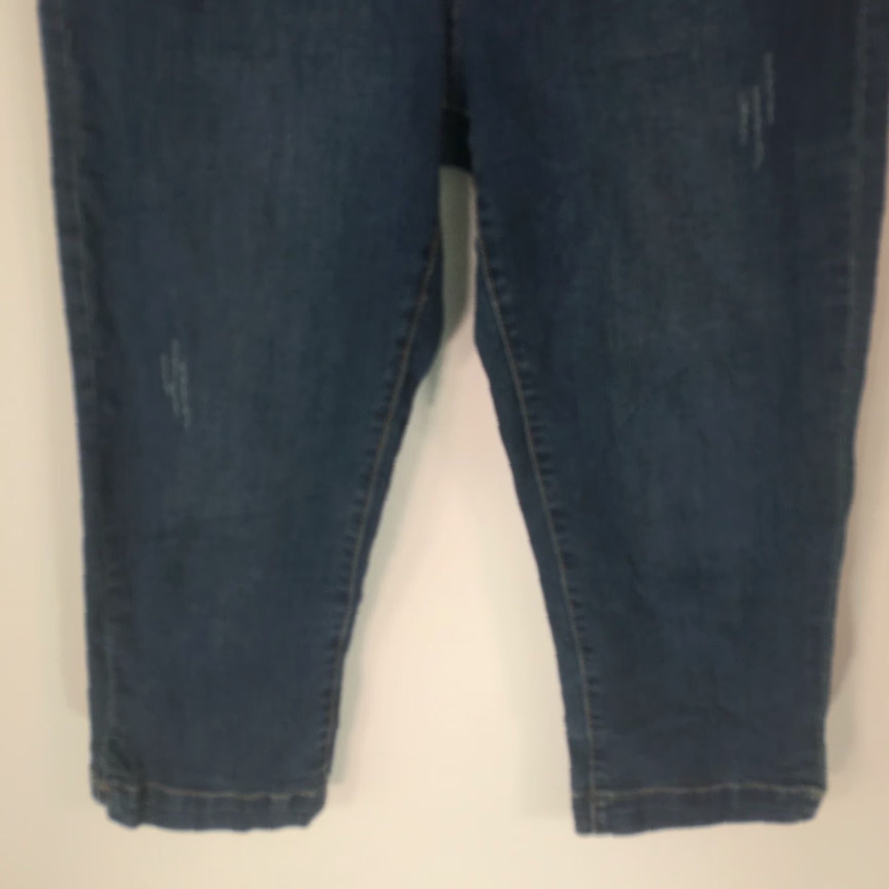 Denime FDJ Womens Cropped Blue Denim Jeans Size 4 Regular Straight Leg Size 27" / US 4 / IT 40 - 5 Thumbnail