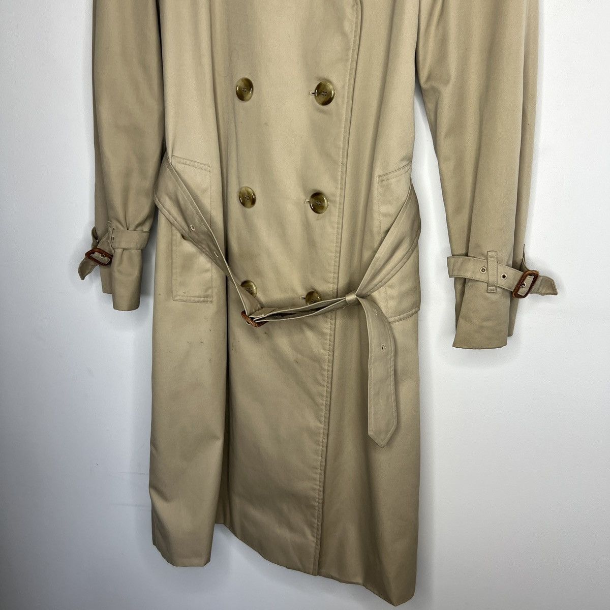 Burberry Vintage Burberry Trench Coat 90s Nova Check Beige Belted Size M / US 6-8 / IT 42-44 - 2 Thumbnail