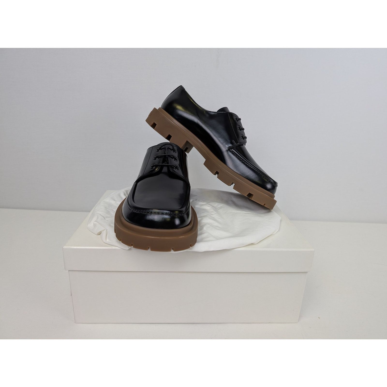 Maison Margiela o1rshd1 Lace-ups Boots in Black/Brown Size US 10 / EU 43 - 18 Thumbnail