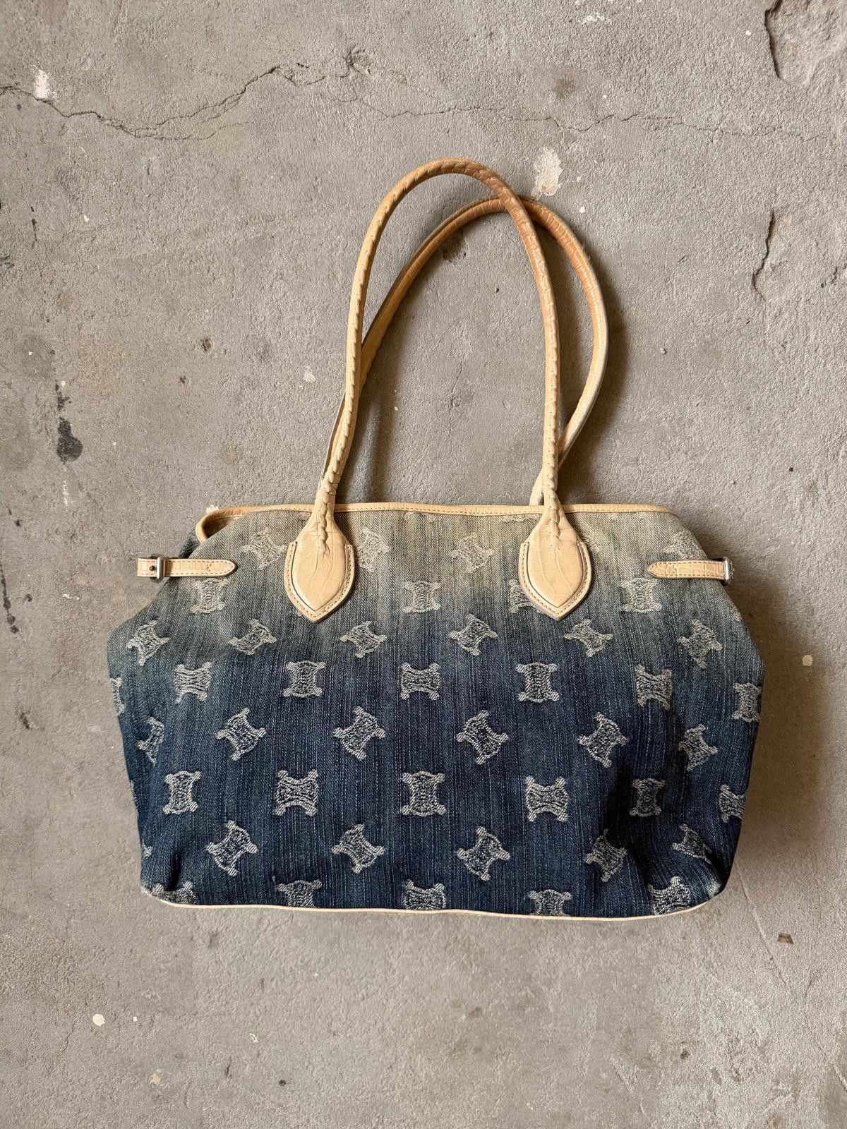 Celine Celine Macadam Gradient Denim Shoulder Bag Size ONE SIZE - 2 Thumbnail