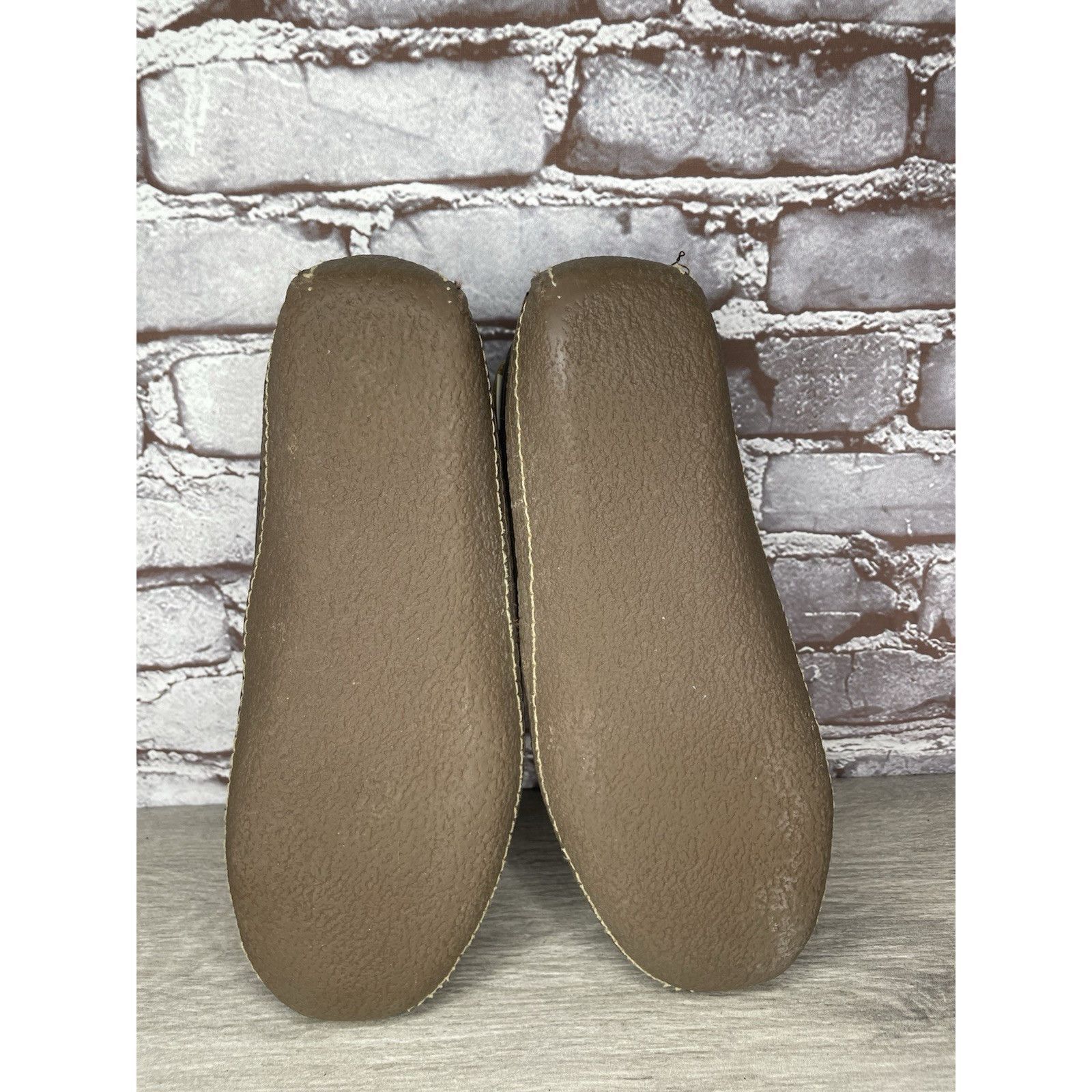 L.L. Bean L.L. Bean Pebble Brown Leather Moccasin Slip On Loafers Shoe Size US 10 / EU 43 - 19 Thumbnail