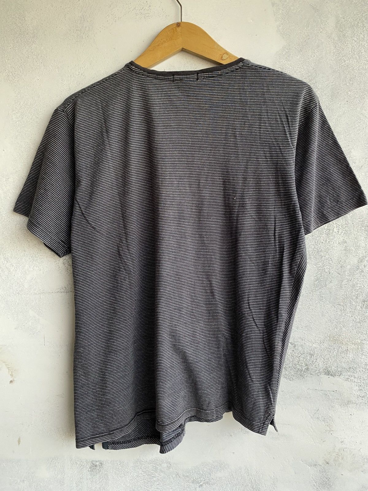 Yohji Yamamoto Vintage Sacsny Y'saccs Yohji Yamamoto pocket Striped Tee Size US L / EU 52-54 / 3 - 5 Thumbnail