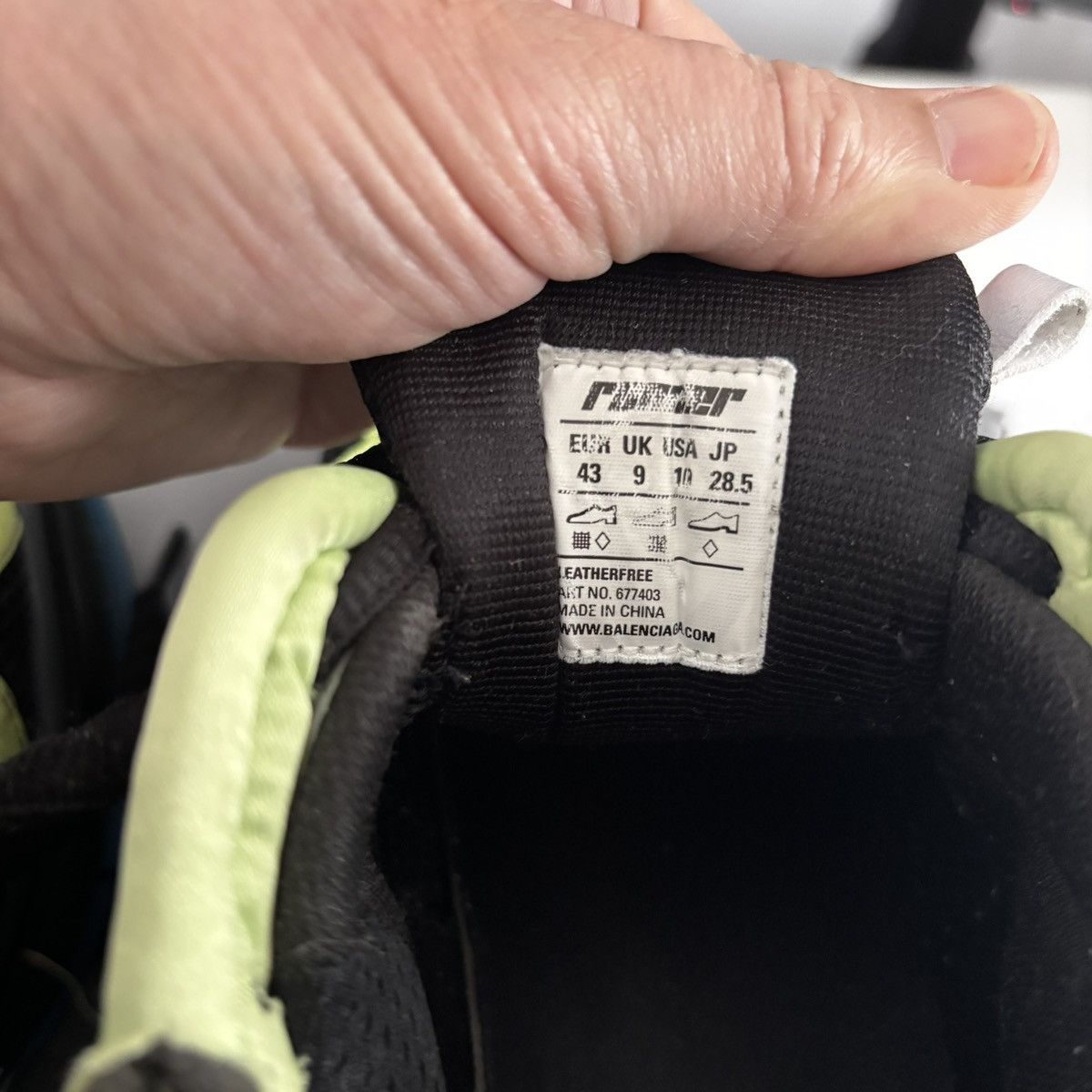 Balenciaga Balenciaga Track Sneaker Yellow Silver US 10 Size US 9 / EU 42 - 25 Thumbnail