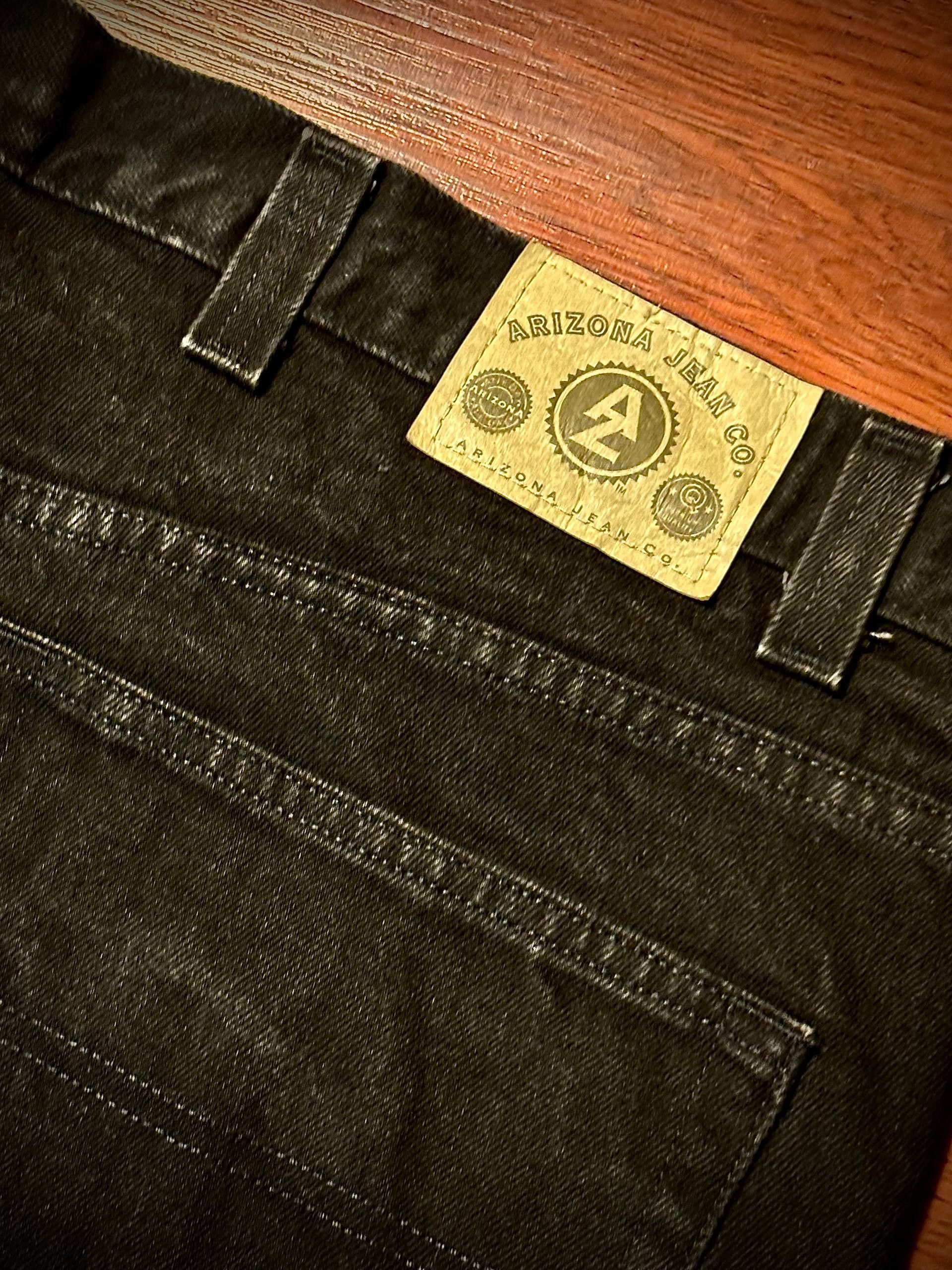JNCO Vintage Arizona Black Baggy Jeans Crack Wash Denim Size US 44 / EU 60 - 3 Thumbnail