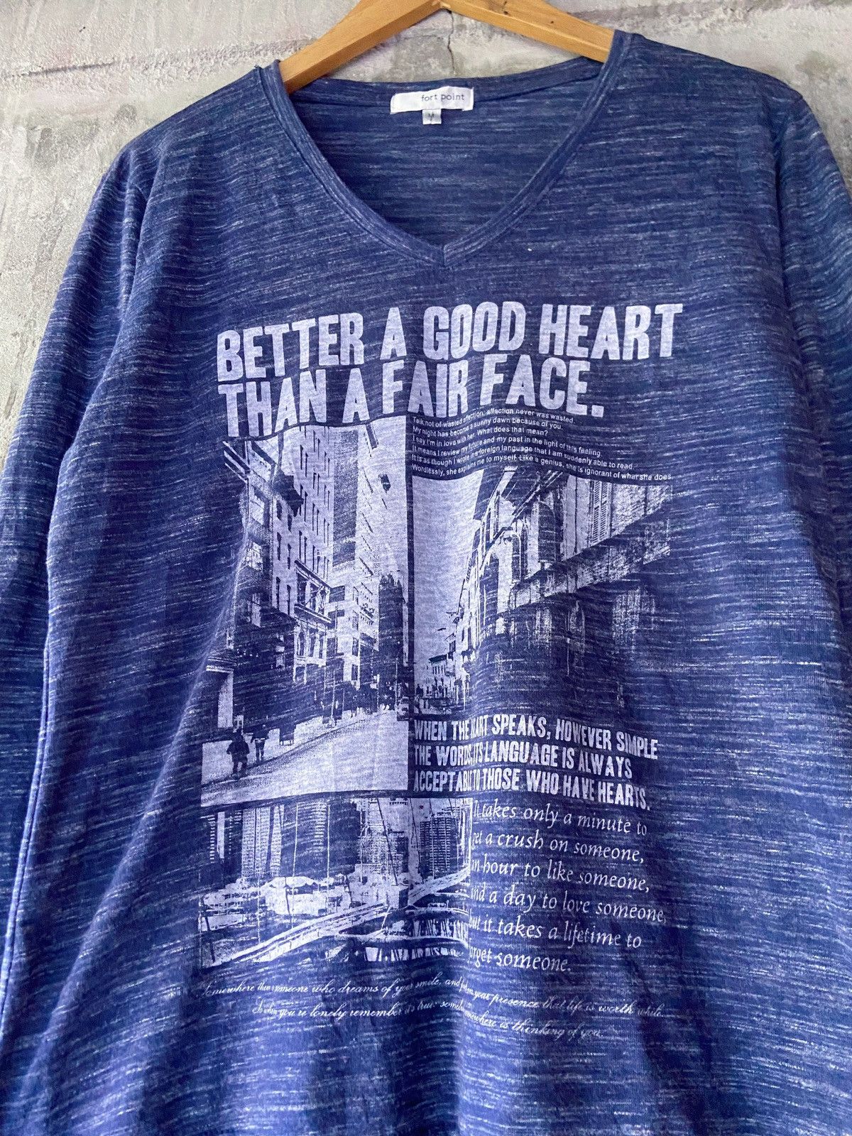 Japanese Brand BETTER A GOOD HEART THAN A FAIR FACE LONG SLEEVE Size US M / EU 48-50 / 2 - 5 Thumbnail