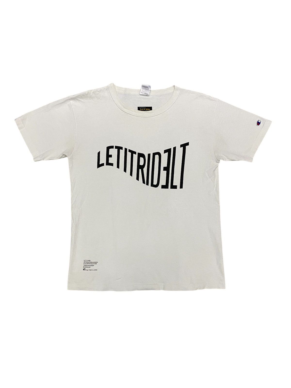 Japanese Brand 2000s Let It Ride X Champion Japan wave logo Size US M / EU 48-50 / 2 - 1 Thumbnail