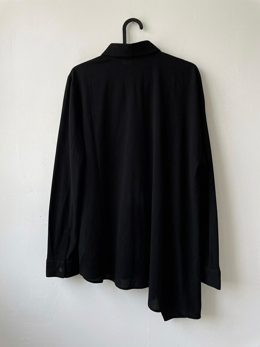 Ann Demeulemeester Ann Demeulemeester Asymmetrical Deconstructed Shirt Black Size M / US 6-8 / IT 42-44 - 2 Thumbnail