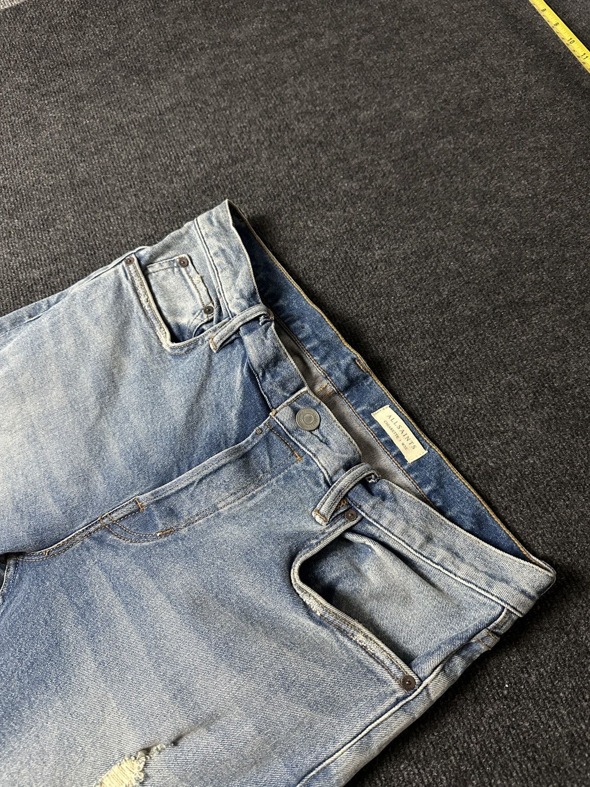 Allsaints 🚨RARE ALLSAINTS MEN JEANS SIGARETTE SLIM FIT IFSIXWASNINE Size US 32 / EU 48 - 2 Thumbnail