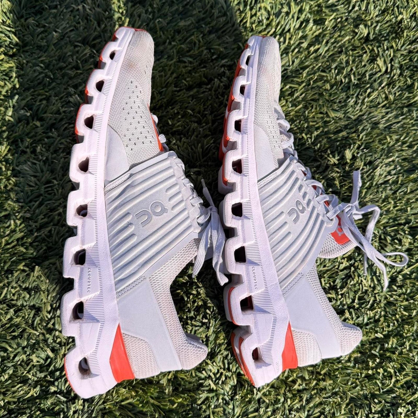 On On Running Cloudswift White Flame Orange Size 9.5M US Size US 9.5 / EU 42-43 - 4 Thumbnail