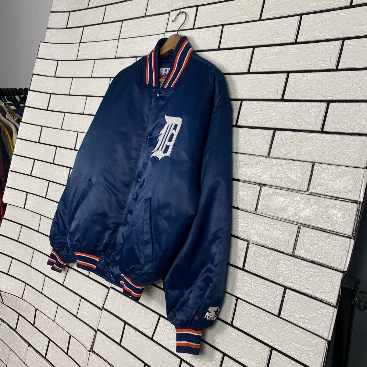 Starter 🔥VINTAGE SATIN BOMBER JACKET MLB NEW YORK STARTER BIG LOGO Size US M / EU 48-50 / 2 - 5 Thumbnail