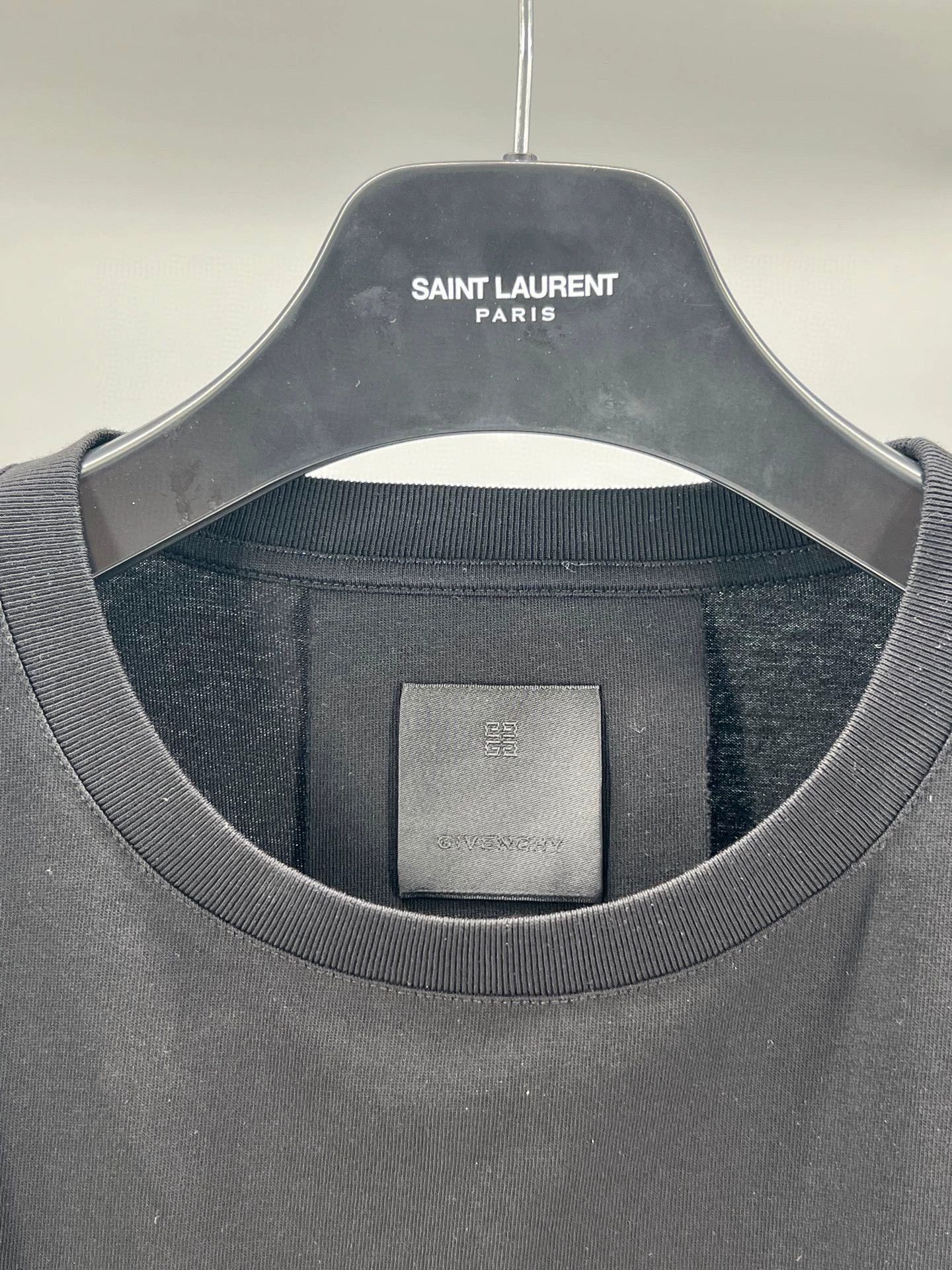 Givenchy givenchy black cotton long sleeve t-shirt Size US M / EU 48-50 / 2 - 2 Thumbnail