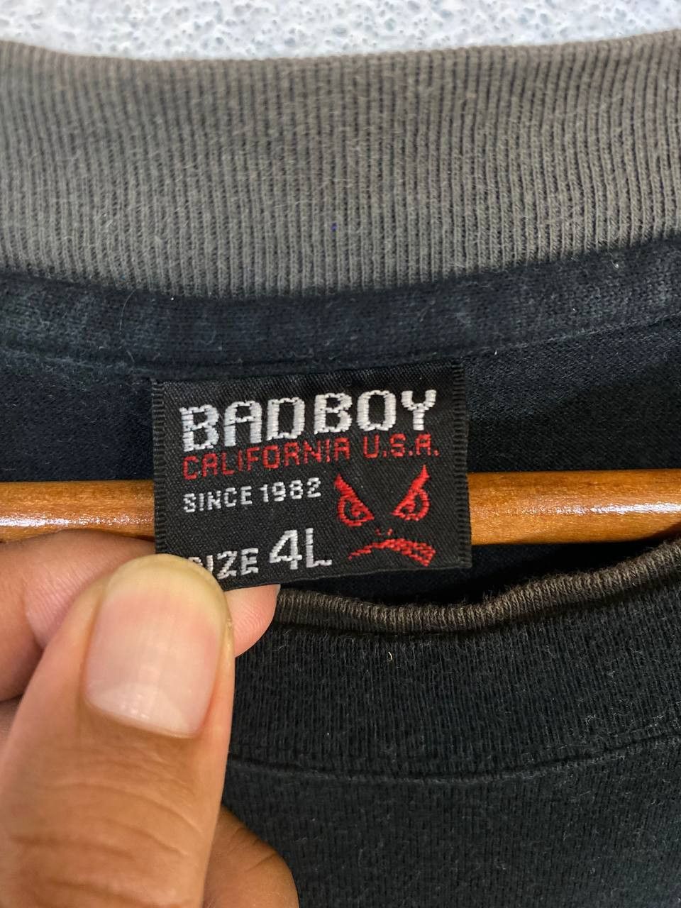 Vintage vintage bad boy streetwear tee nice design Size US XXL / EU 58 / 5 - 4 Thumbnail