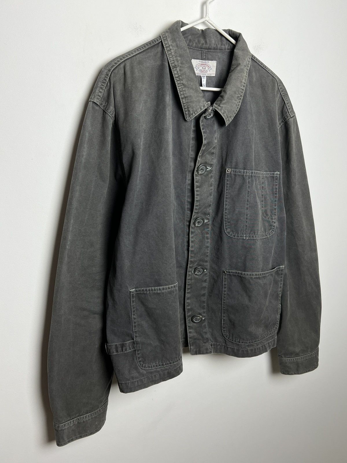 Giorgio Armani armani y2k archive faded work chore jacket Size US L / EU 52-54 / 3 - 8 Thumbnail