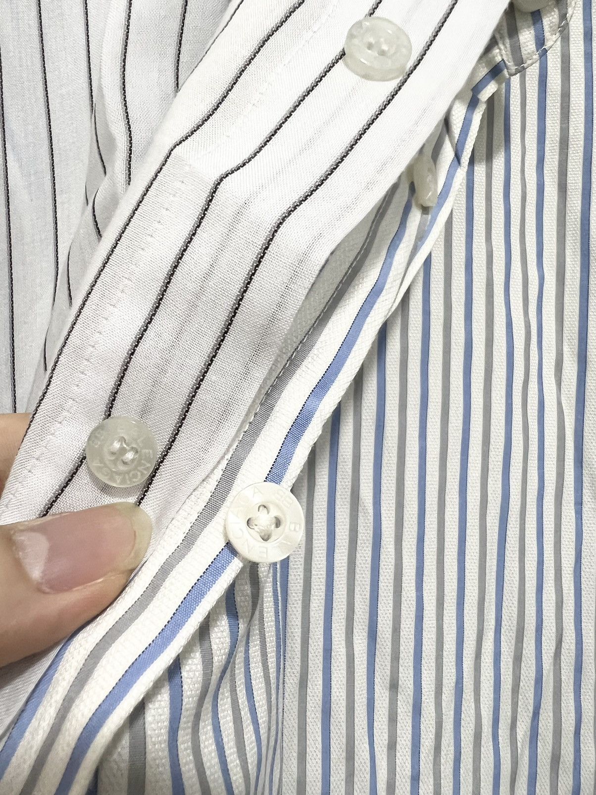 Balenciaga Balenciaga Hybrid Double Layer Shirt Size US L / EU 52-54 / 3 - 12 Thumbnail