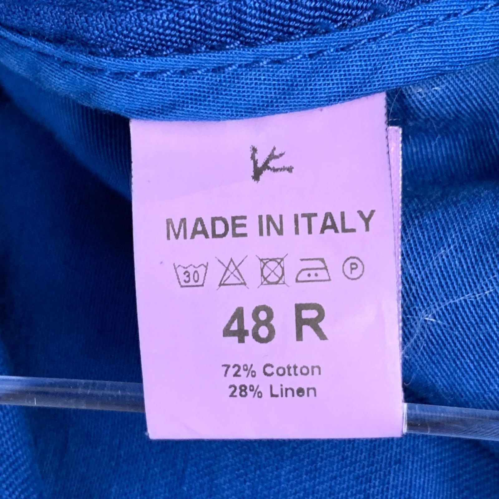 Isaia ISAIA Blue Cotton Linen Five Pockets Tapered Zip Fly Casual Size US 32 / EU 48 - 6 Thumbnail