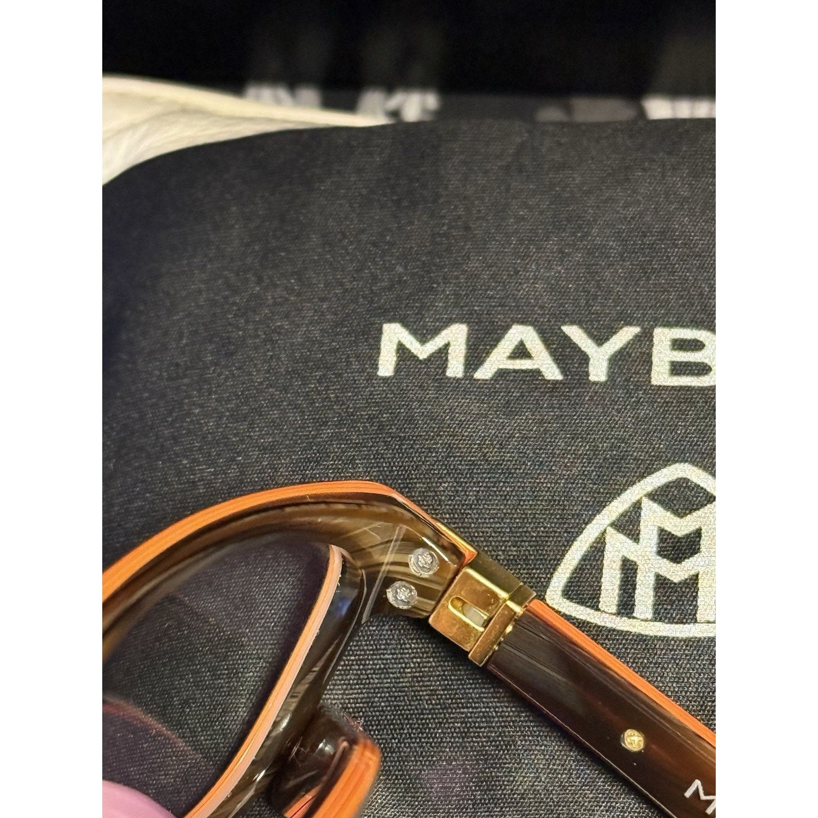 MAYBACH Eyewear Rare Maybach “The Beauty I” Wood Glasses Size ONE SIZE - 7 Thumbnail