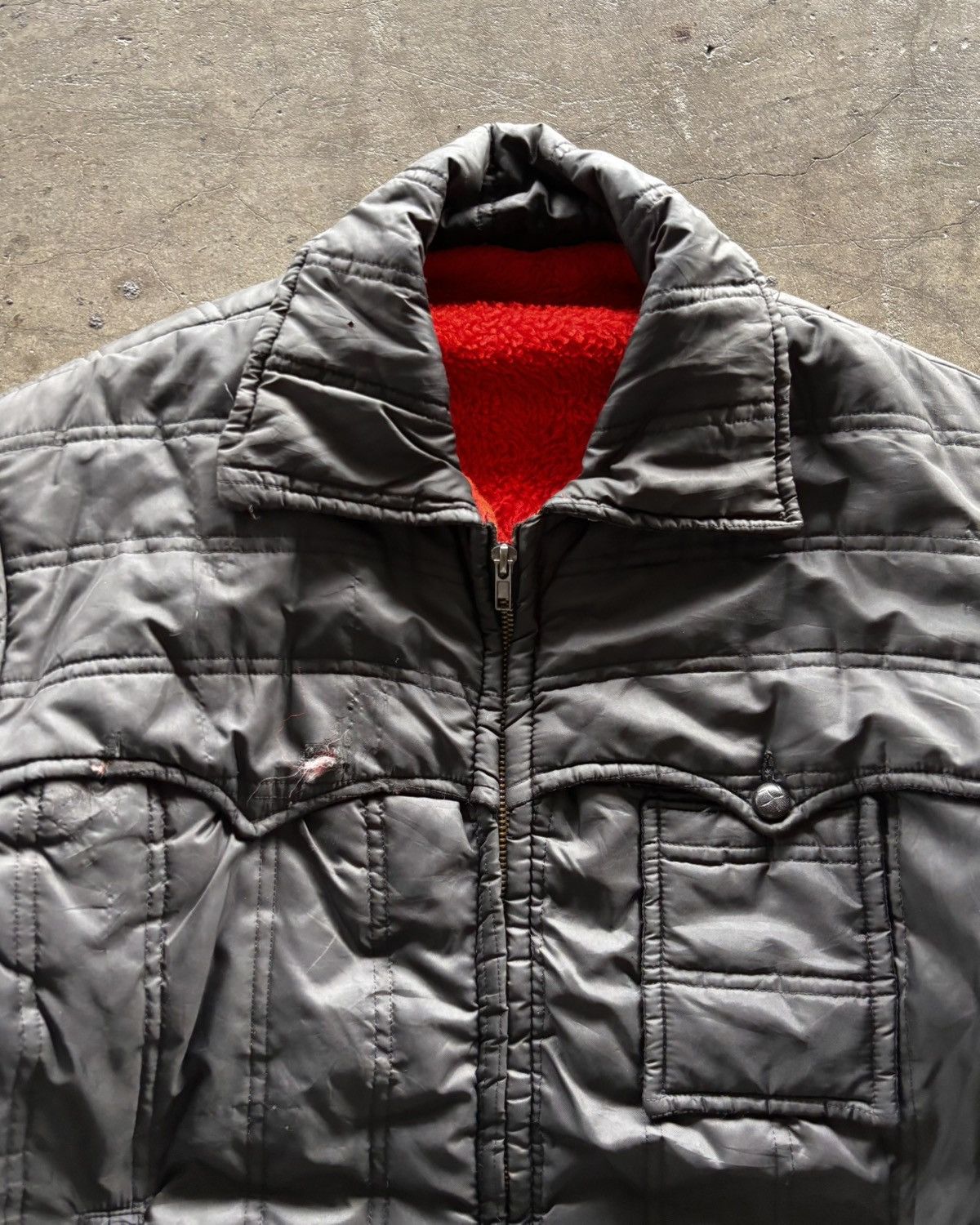 Vintage 50s Washable Puffer Lined Jacket Size US M / EU 48-50 / 2 - 2 Thumbnail