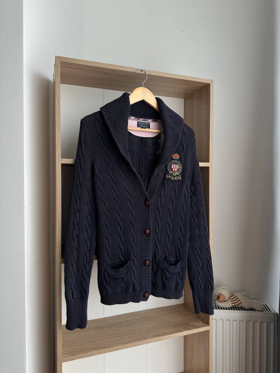 Polo Ralph Lauren × Vintage Vintage Polo Ralph Lauren Cardigan Knit Blue PRL Sweater Size US XL / EU 56 / 4 - 2 Thumbnail