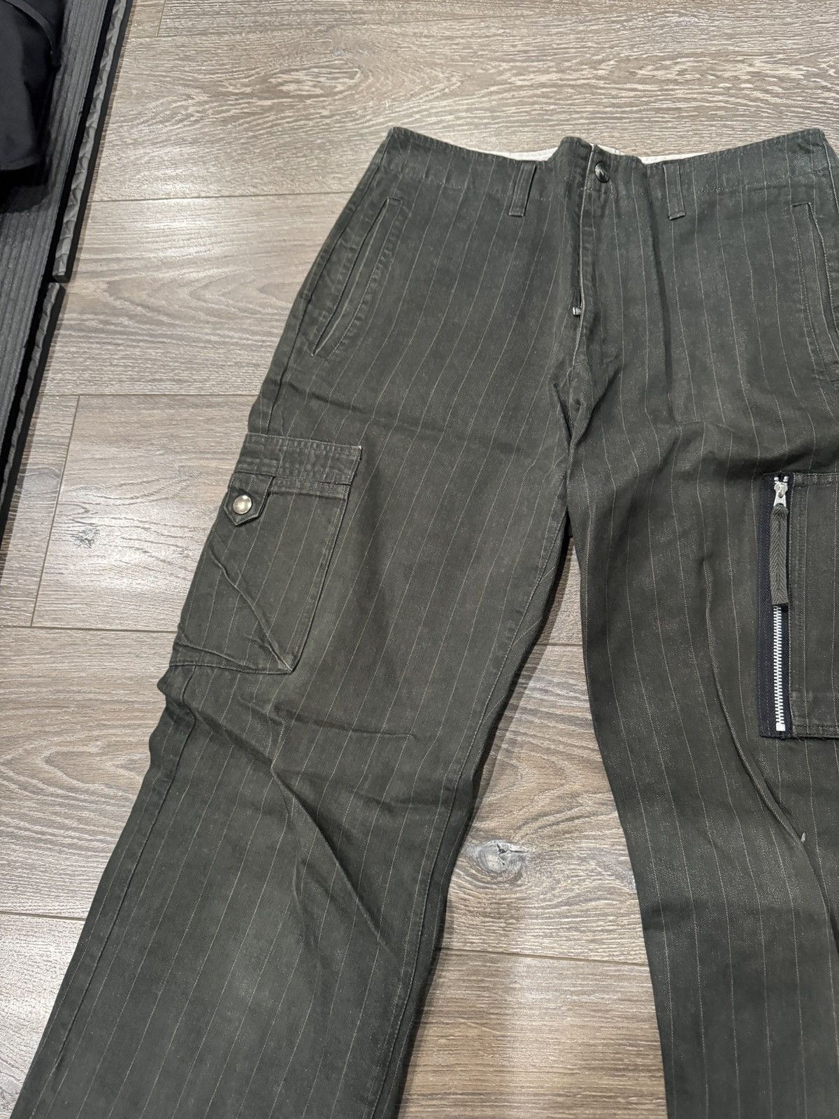 Comme Ca Ism Comme Ca Ism pinstripe cargo pants Size US 31 - 3 Thumbnail