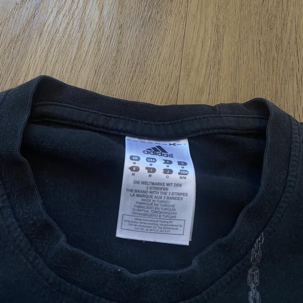 Adidas Black Hard as Steel Adidas vintage cotton t-shirt Size US M / EU 48-50 / 2 - 3 Thumbnail
