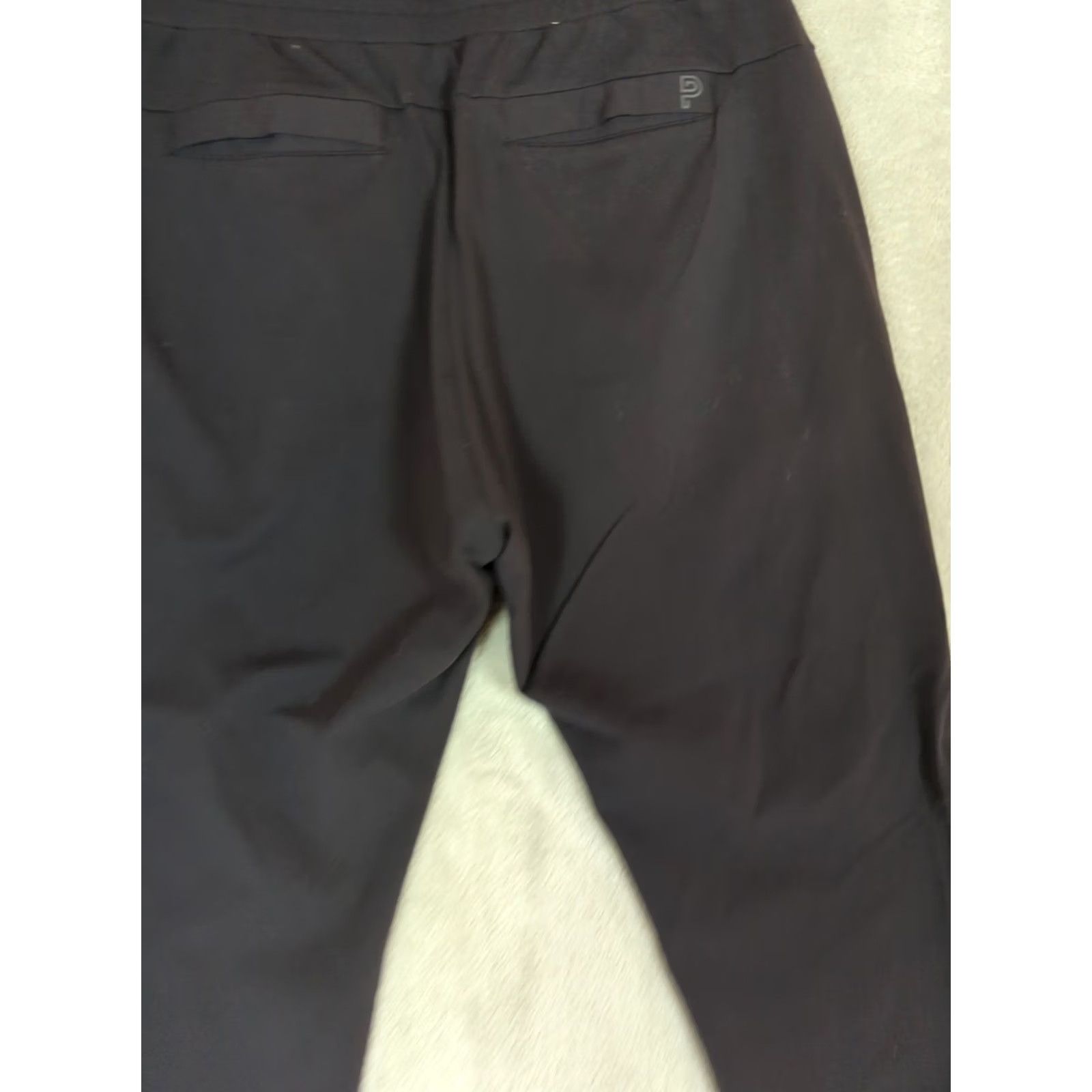 Vintage Public Rec Gamechanger Pants Mens 34x26 2 Black 1 Gray Nylon Spandex Tapered Ankle Zip Pocket Activewear Athleisure Slim Fit Regular Mens Size US 34 / EU 50 - 6 Thumbnail
