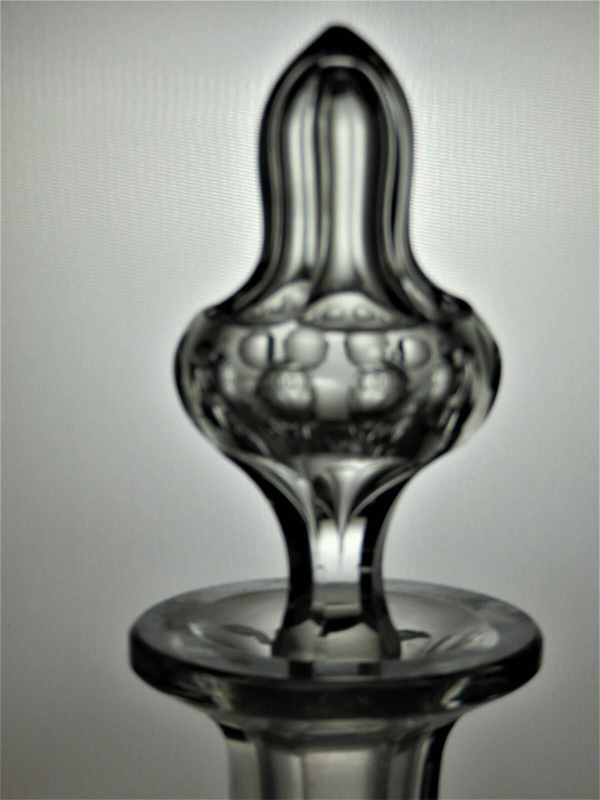 The Unbranded Brand Antique Rare Cut Glass Decanter With Stopper 14 1/2" - 15C Size ONE SIZE - 4 Thumbnail