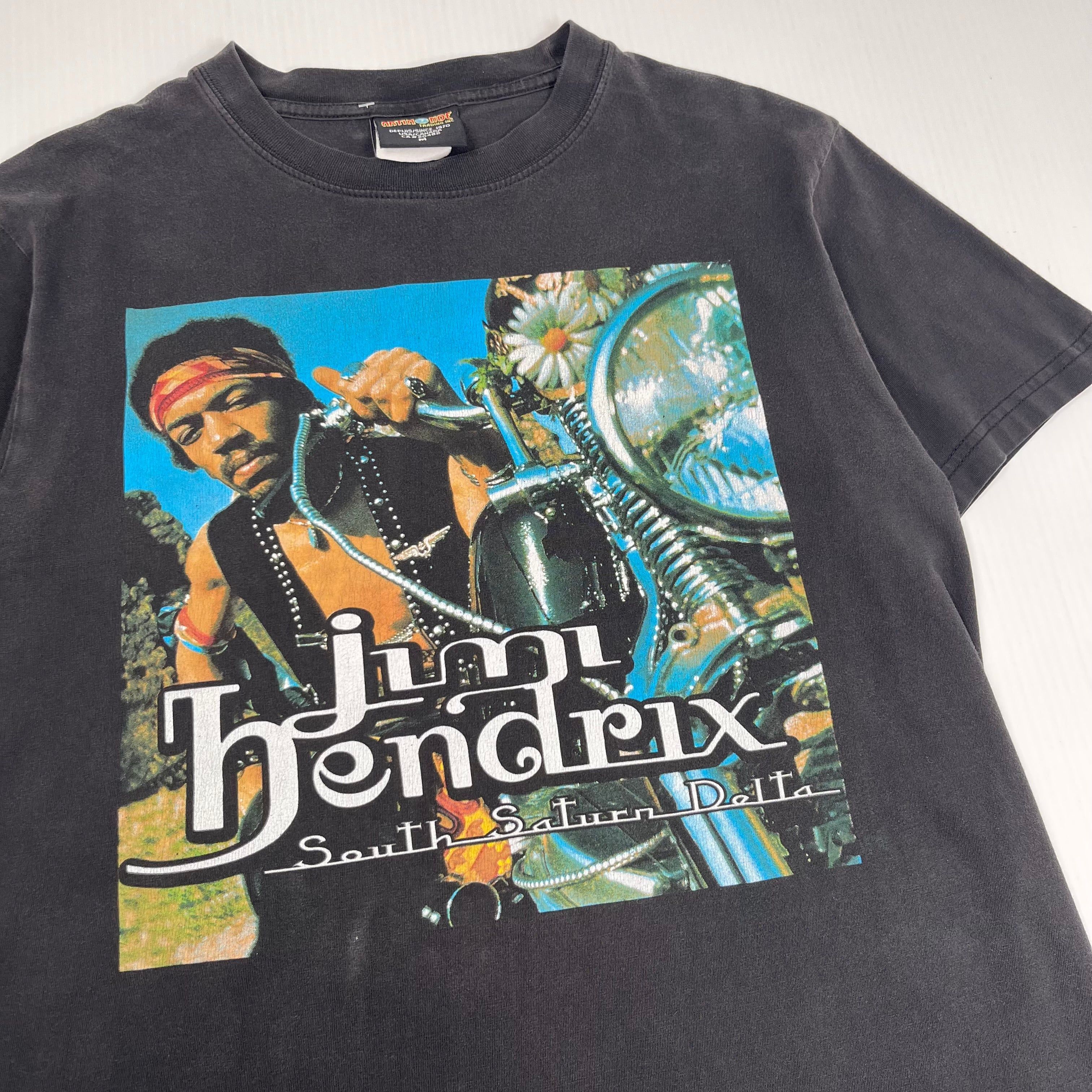 Vintage Jimi Hendrix South Saturn Delta Graphic Tee M Size US M / EU 48-50 / 2 - 2 Thumbnail