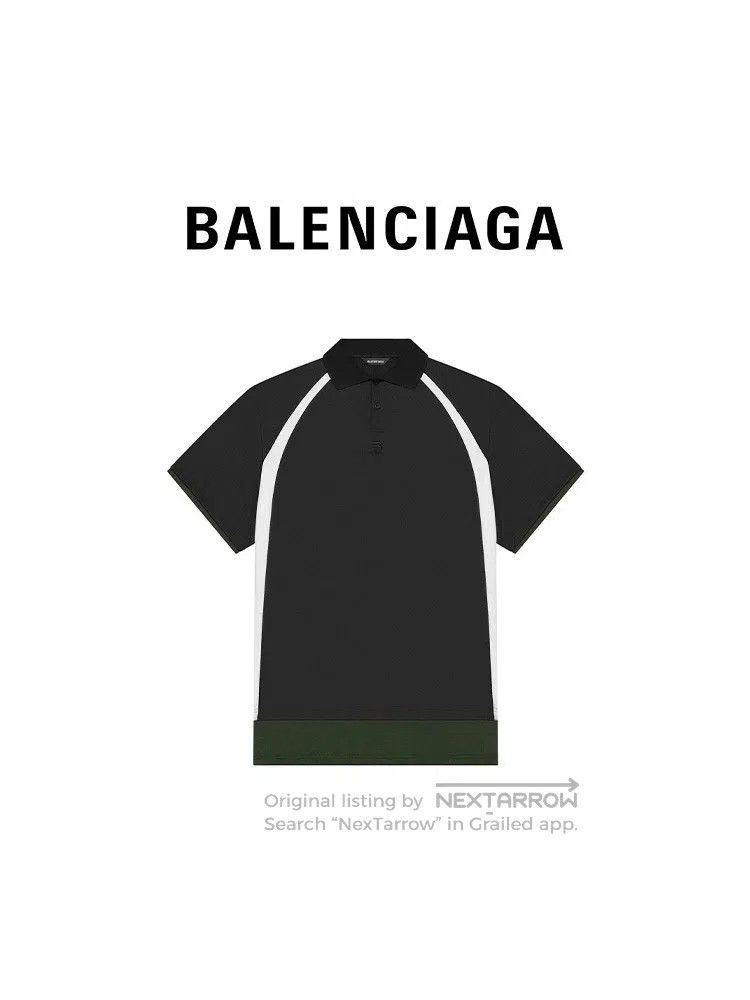 Balenciaga Balenciaga Embroidered 3B false two-piece layered polo shi Size US XS / EU 42 / 0 - 7 Thumbnail