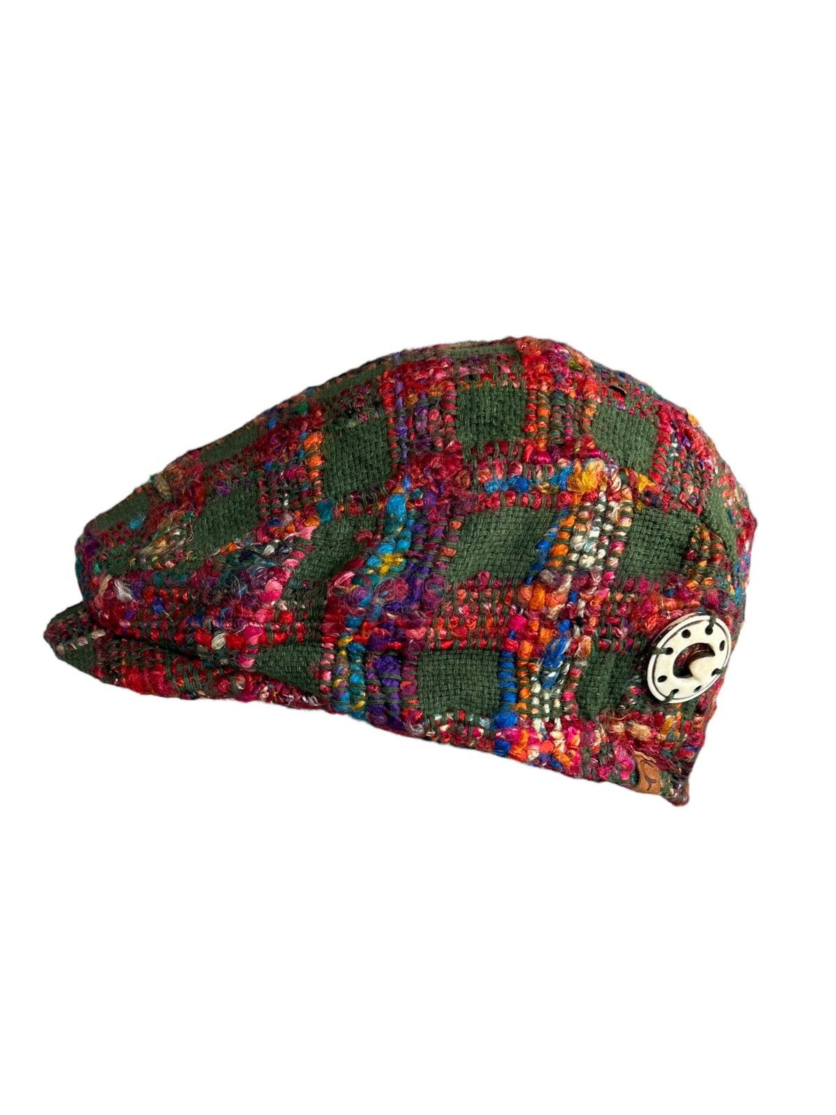 Japanese Brand × Kapital × Vintage Hippies Style🌈 Amina Multicolour Patchwork RARE Hats☠️ Size ONE SIZE - 1 Thumbnail