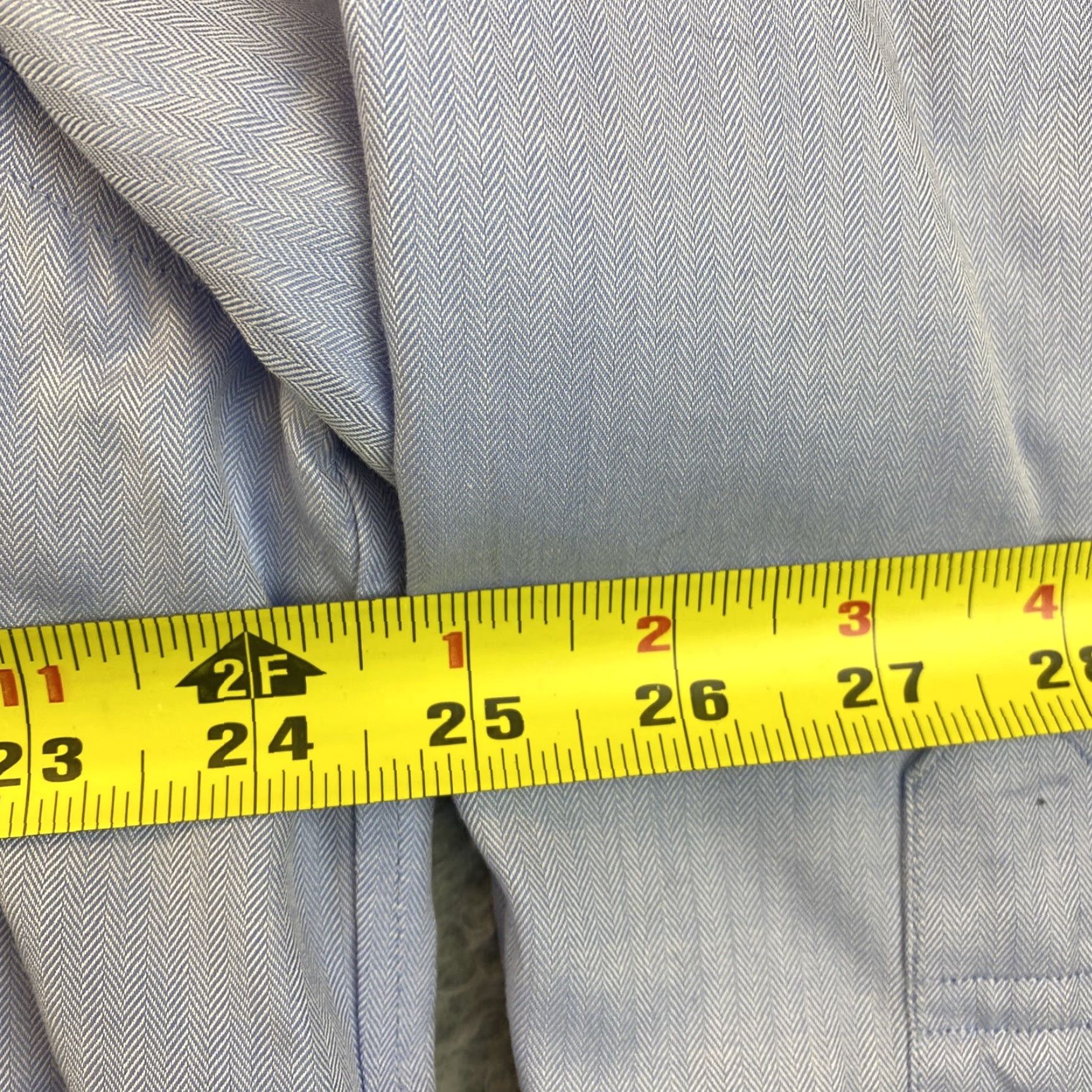 Brooks Brothers Brooks Brothers Dress Shirt Men's 17 Regular Fit Blue Long Sleeve Button Up 84-25 Size 46R - 6 Thumbnail