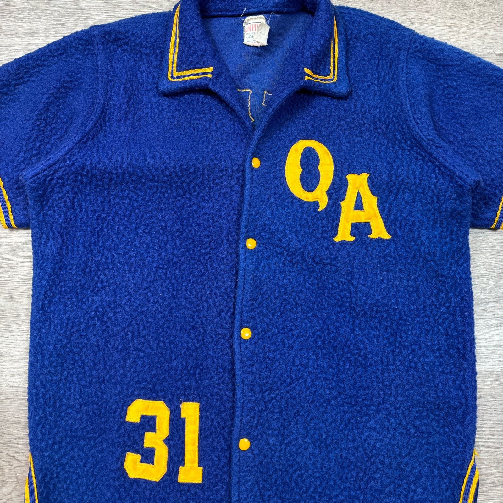 Vintage VTG 50s Empire Sporting Goods Angels QA 31 Fleece Shirt Lrg Size US L / EU 52-54 / 3 - 2 Thumbnail