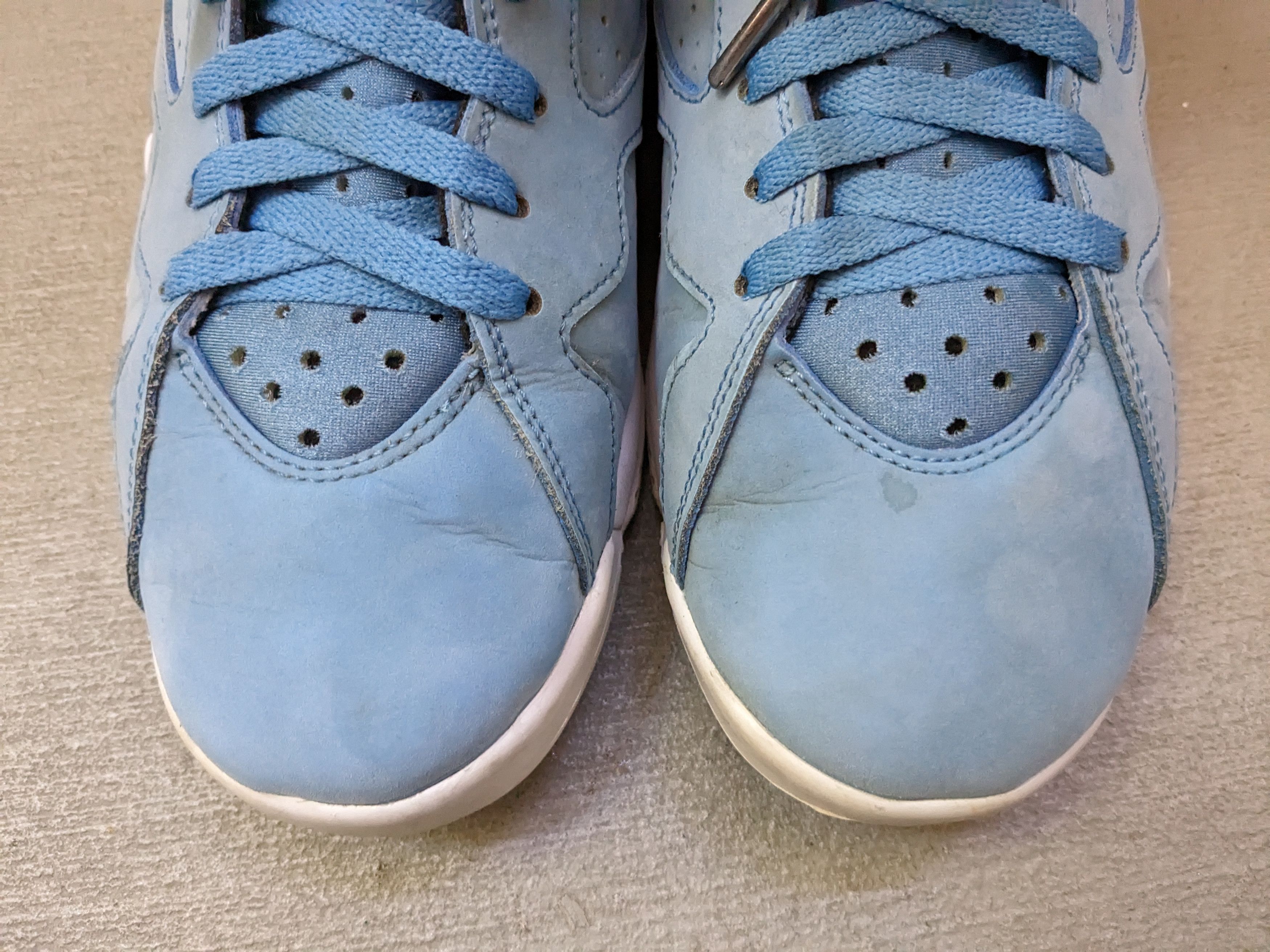 Jordan Brand Nike Air Jordan 7 Pantone Size 9 Blue White 304775-400 Size US 9 / EU 42 - 5 Thumbnail