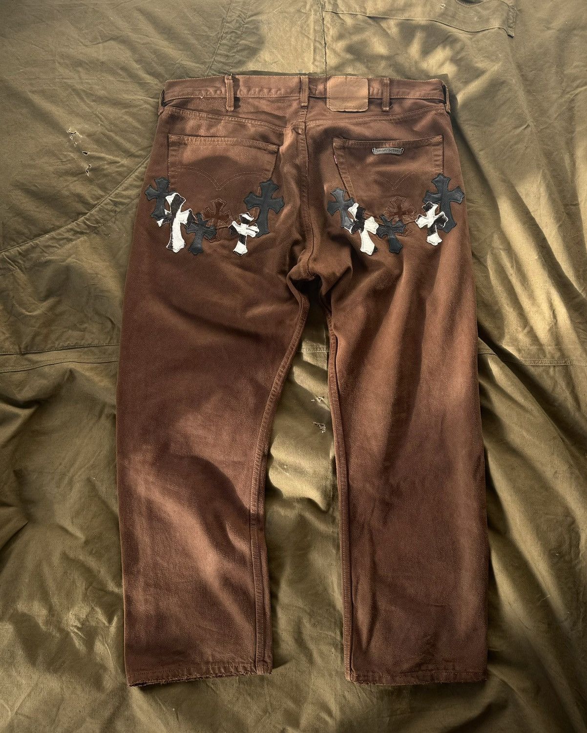 Chrome Hearts × Levi's Cross Patch NY jeans Chrome Hearts Size US 38 / EU 54 - 2 Thumbnail