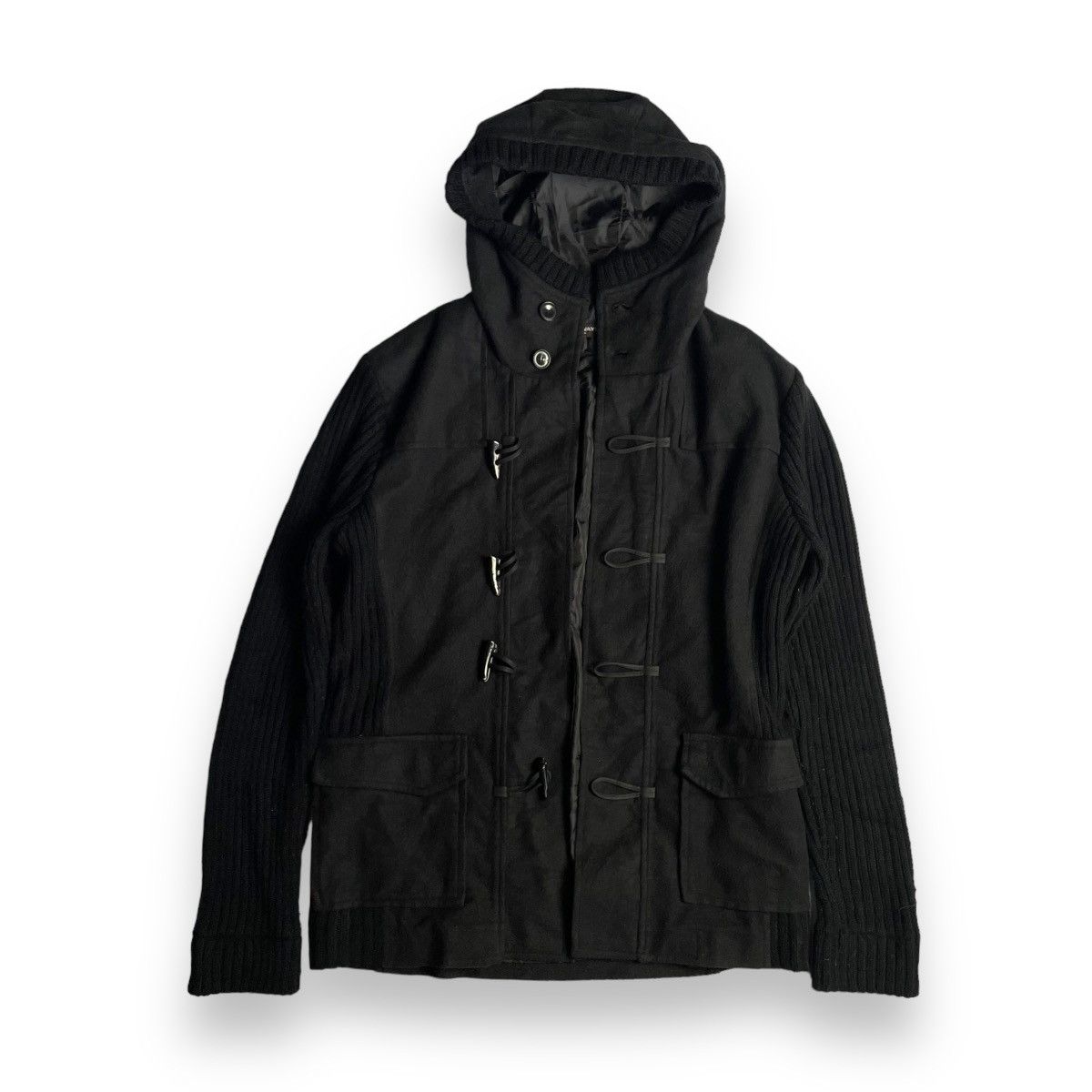 If Six Was Nine 🇯🇵 HIDEAWAYS NICOLE PUNK GOTHIC DUFFLE JACKET Size US M / EU 48-50 / 2 - 2 Thumbnail