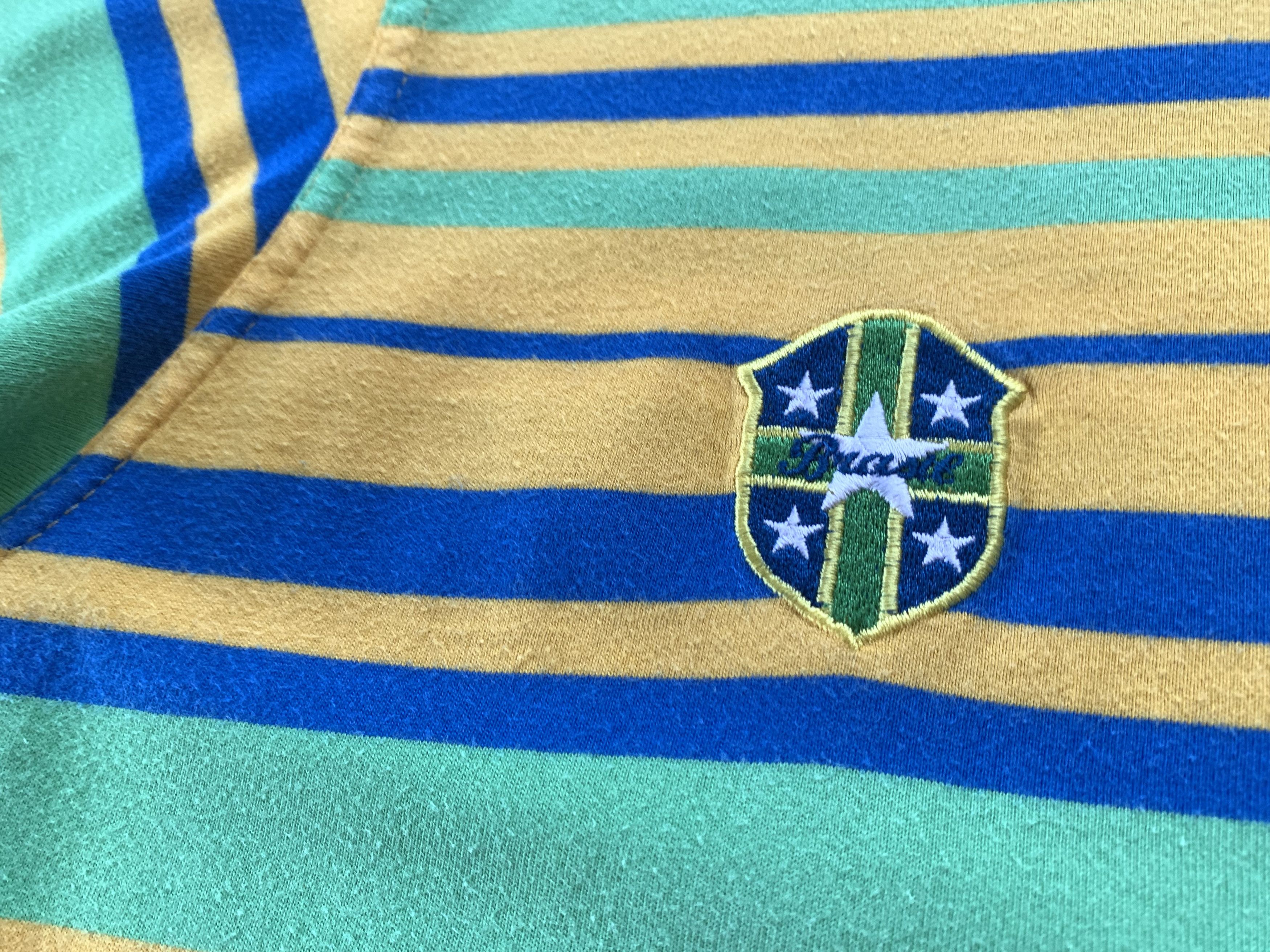 Russell Athletic Vintage Russel Athletic Brasil Cotton Stripe Polo Size US S / EU 44-46 / 1 - 5 Thumbnail