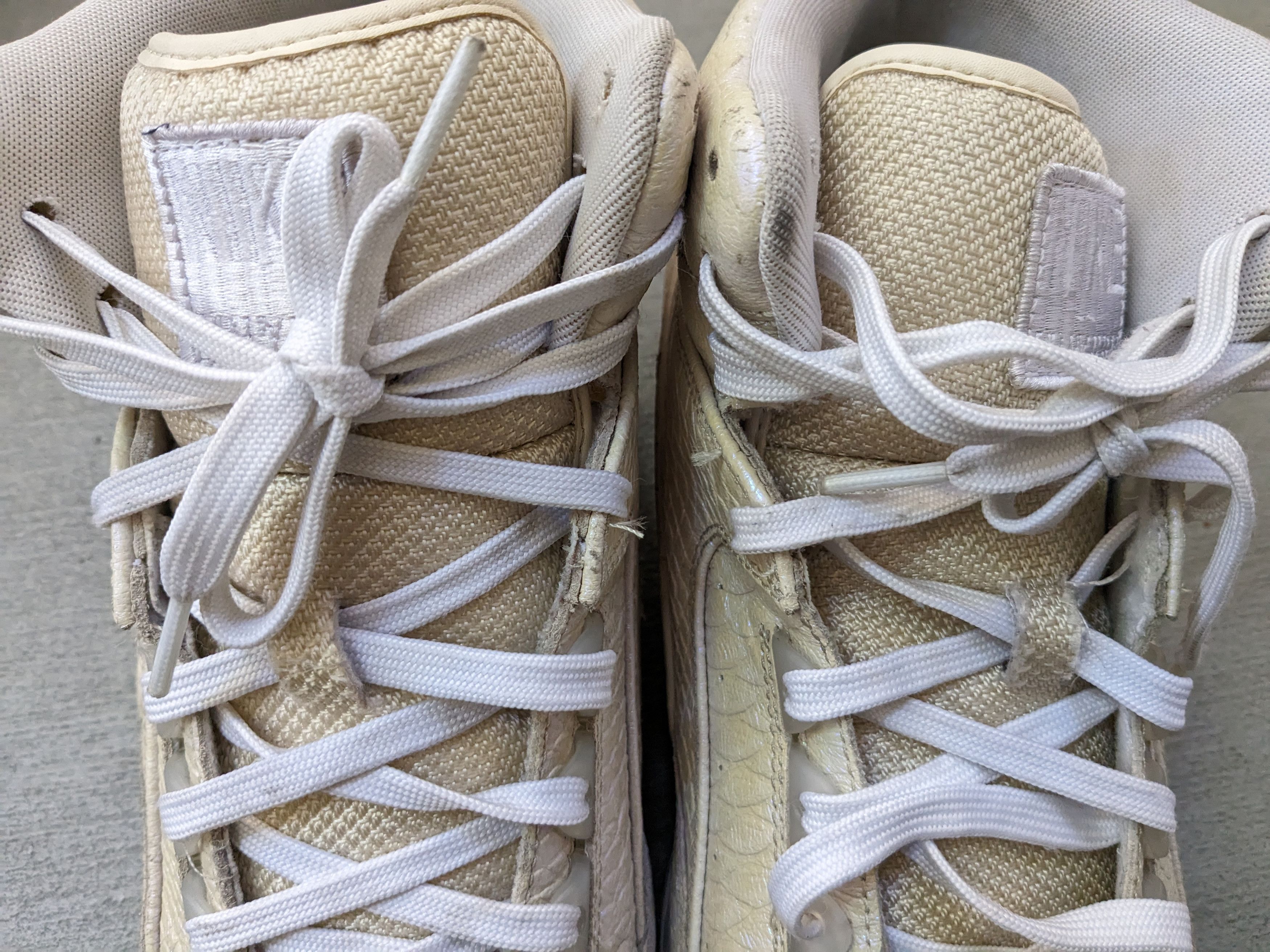 Jordan Brand × Nike Nike Air Python Premium Deluxe Pearl White 705066-101 Size US 12 / EU 45 - 6 Thumbnail