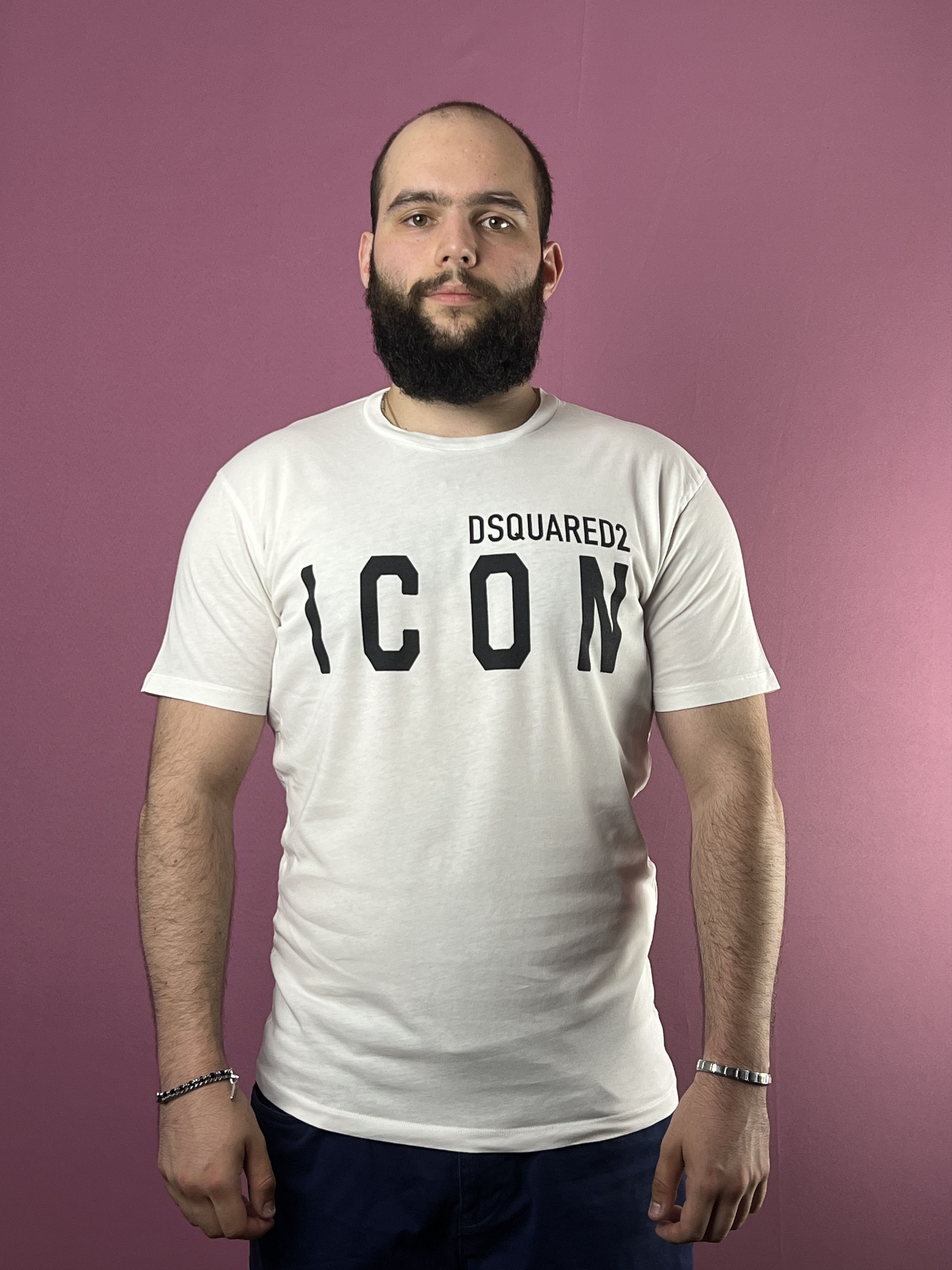 Designer × Dsquared2 Dsquared2 ICON Vintage Men's T-Shirt - L Size US L / EU 52-54 / 3 - 1 Thumbnail