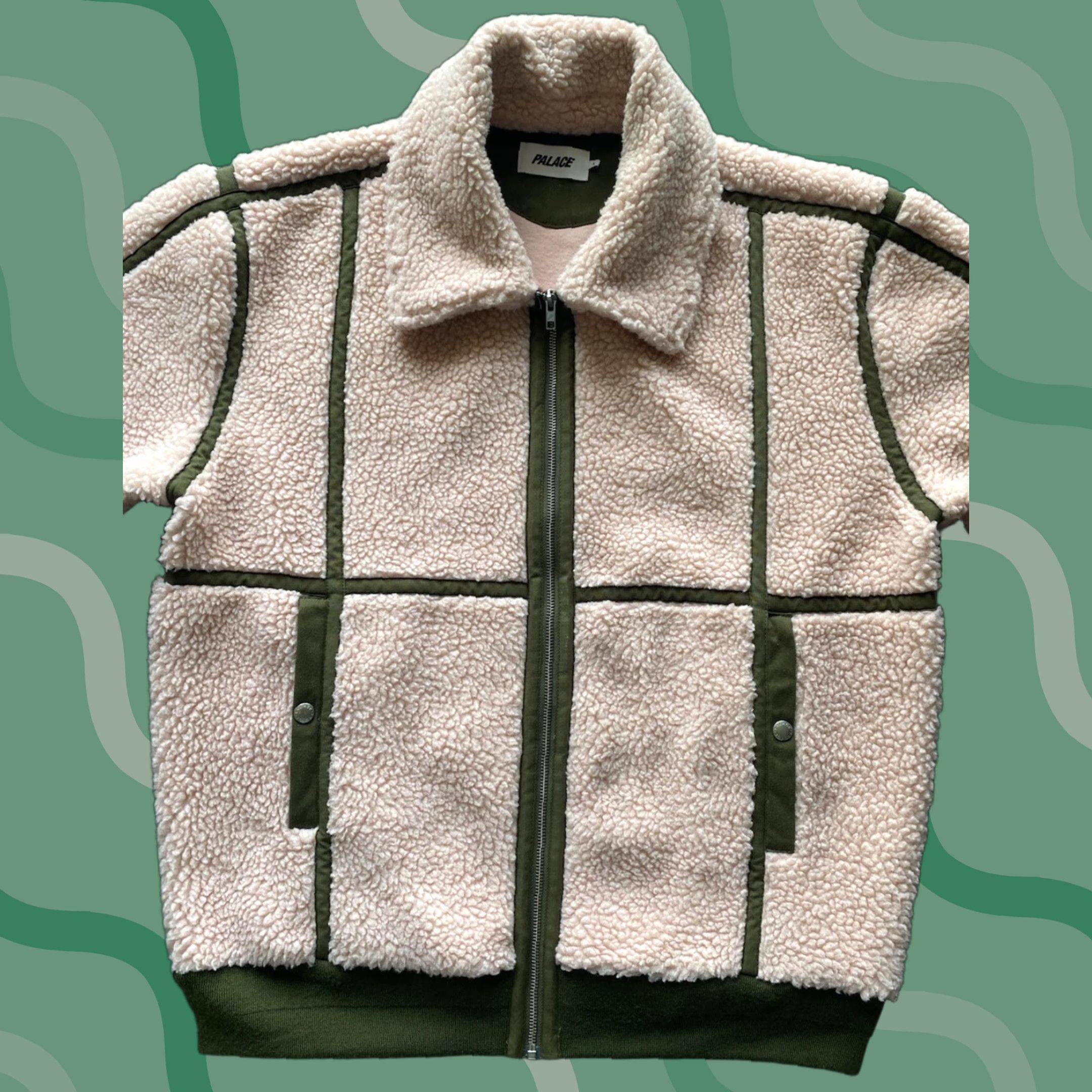 Palace Palace Skateboards Jacket Sherpa Flight Pink Men’s L - Regular Outer Shell Polyester, Pink, Jacket, Men, L Size US L / EU 52-54 / 3 - 1 Thumbnail