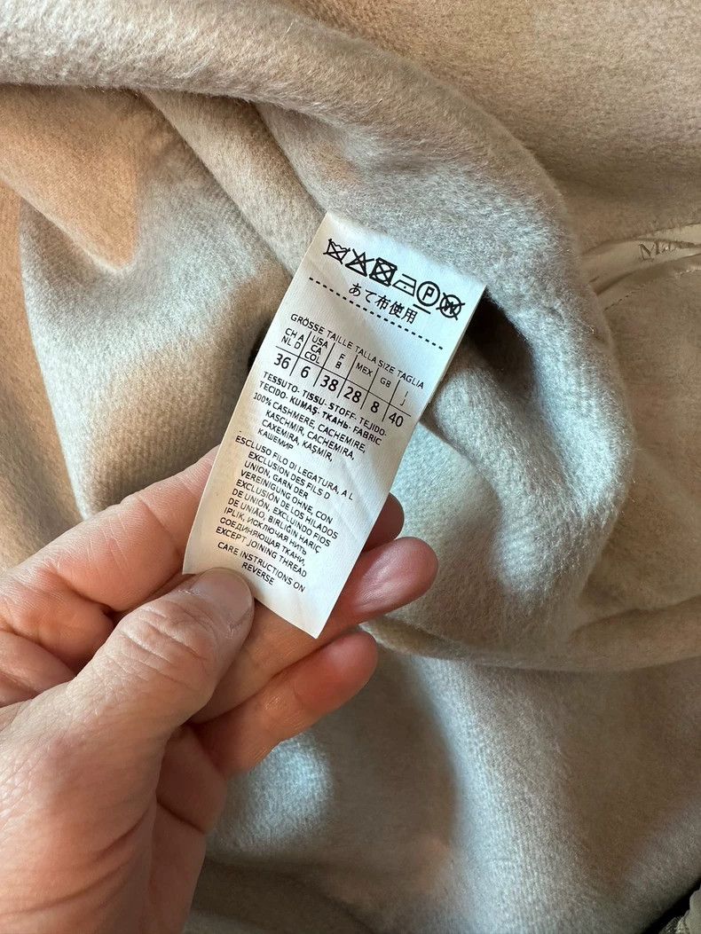 Max Mara Max Mara Water ripple pure cashmere coat Size L / US 10 / IT 46 - 5 Thumbnail