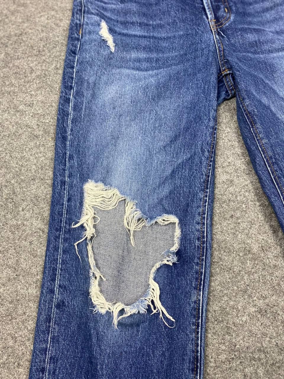Japanese Brand GU japanese brand distressed denim nice design Size US 33 - 6 Thumbnail