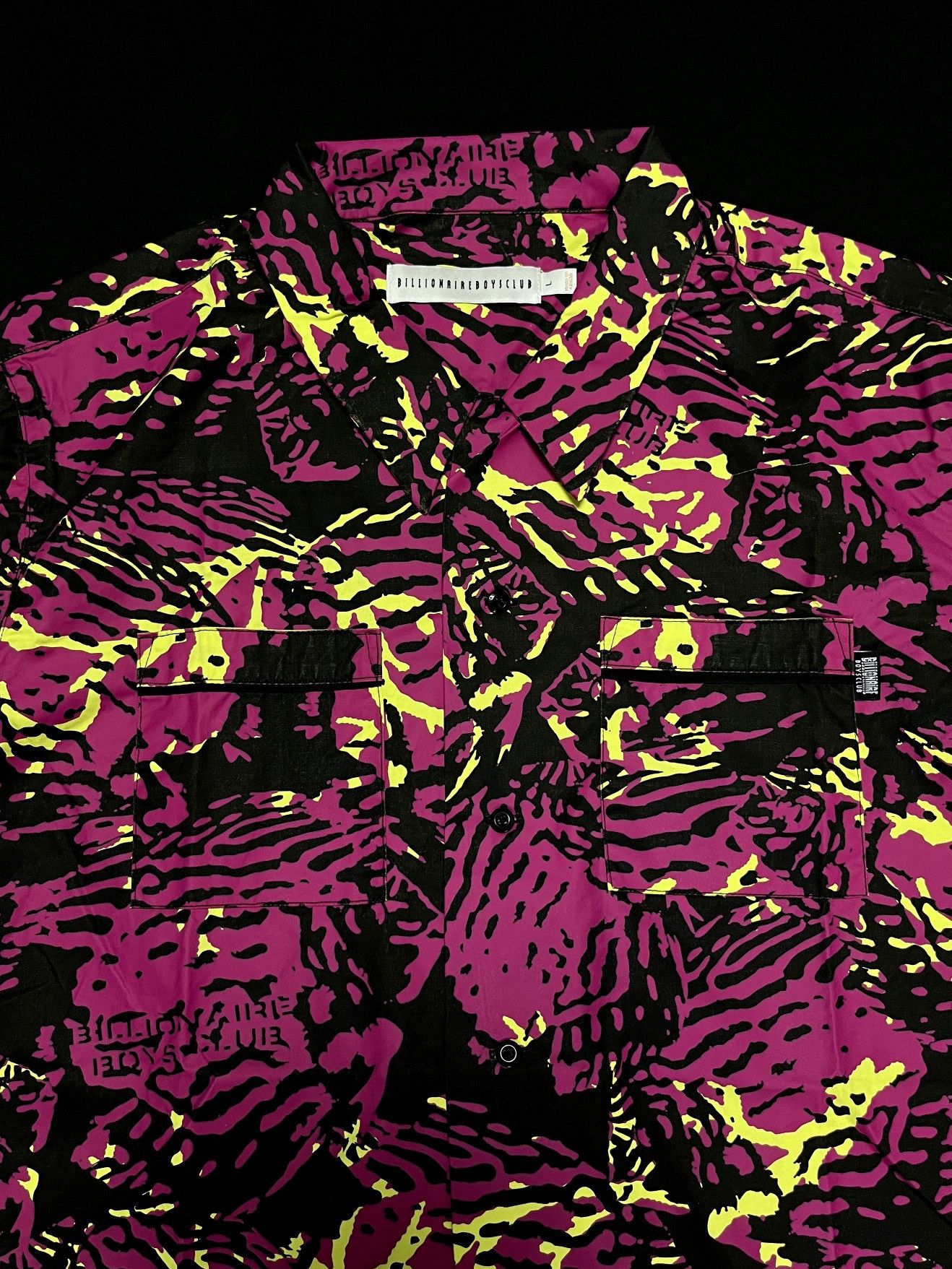 Billionaire Boys Club Billionaire Boys Club BBC Fish Camo Vacation Shirt Pink L Size US L / EU 52-54 / 3 - 3 Thumbnail