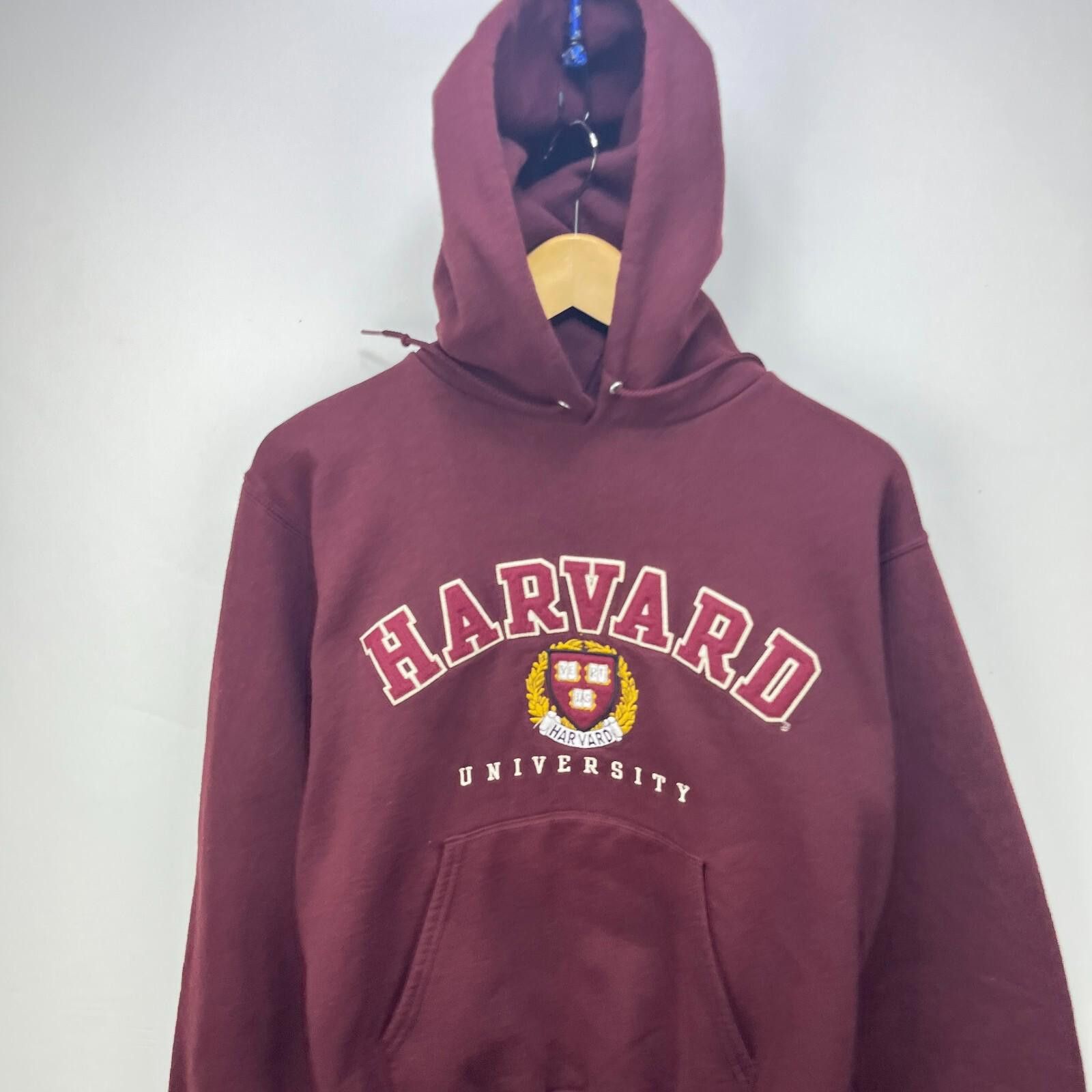 Champion Vintage Harvard University Champion Hoodie Y2K Small Size ONE SIZE - 2 Thumbnail